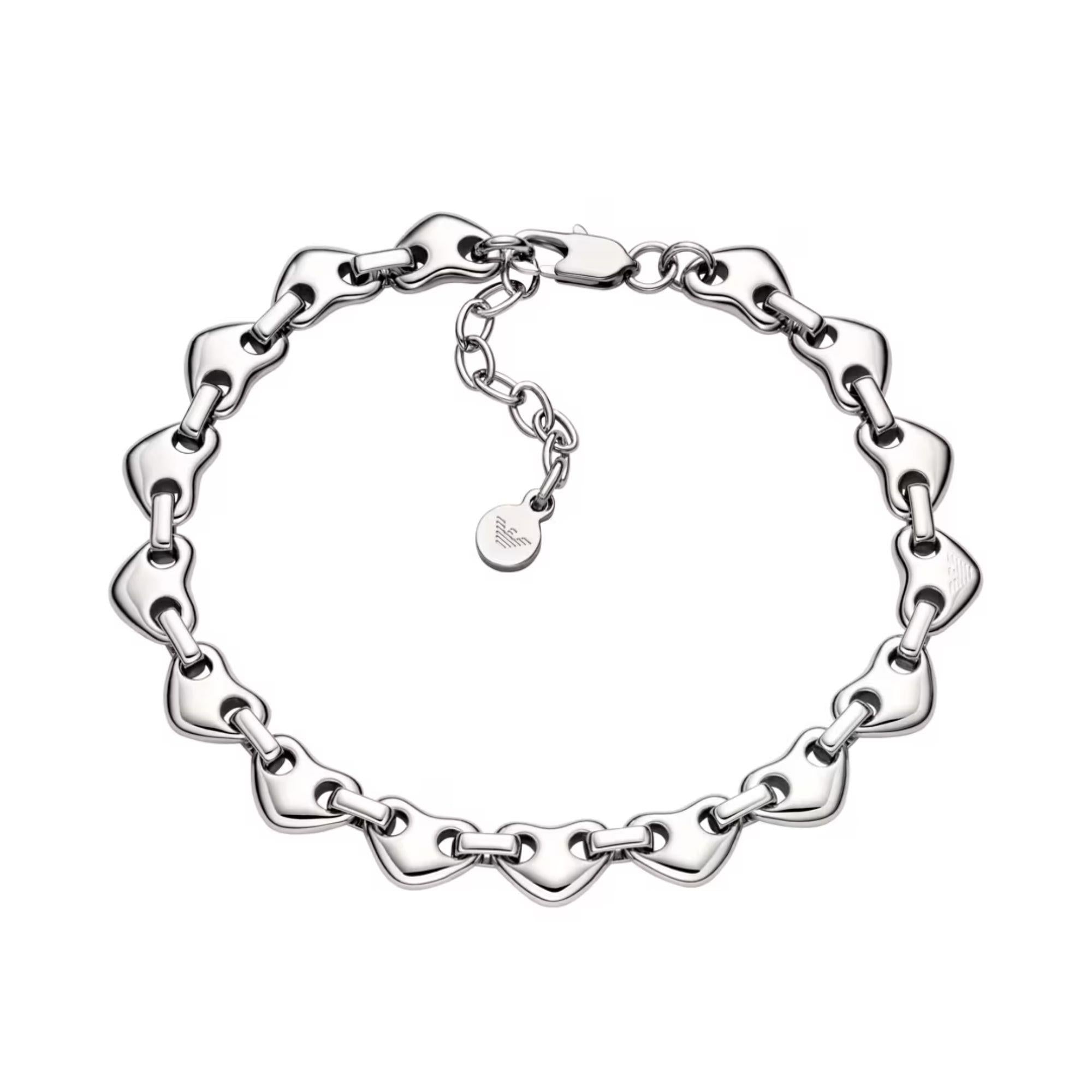 Emporio Armani Sentimental Marina's Love Silvery Women's Bracelet EGS3335040