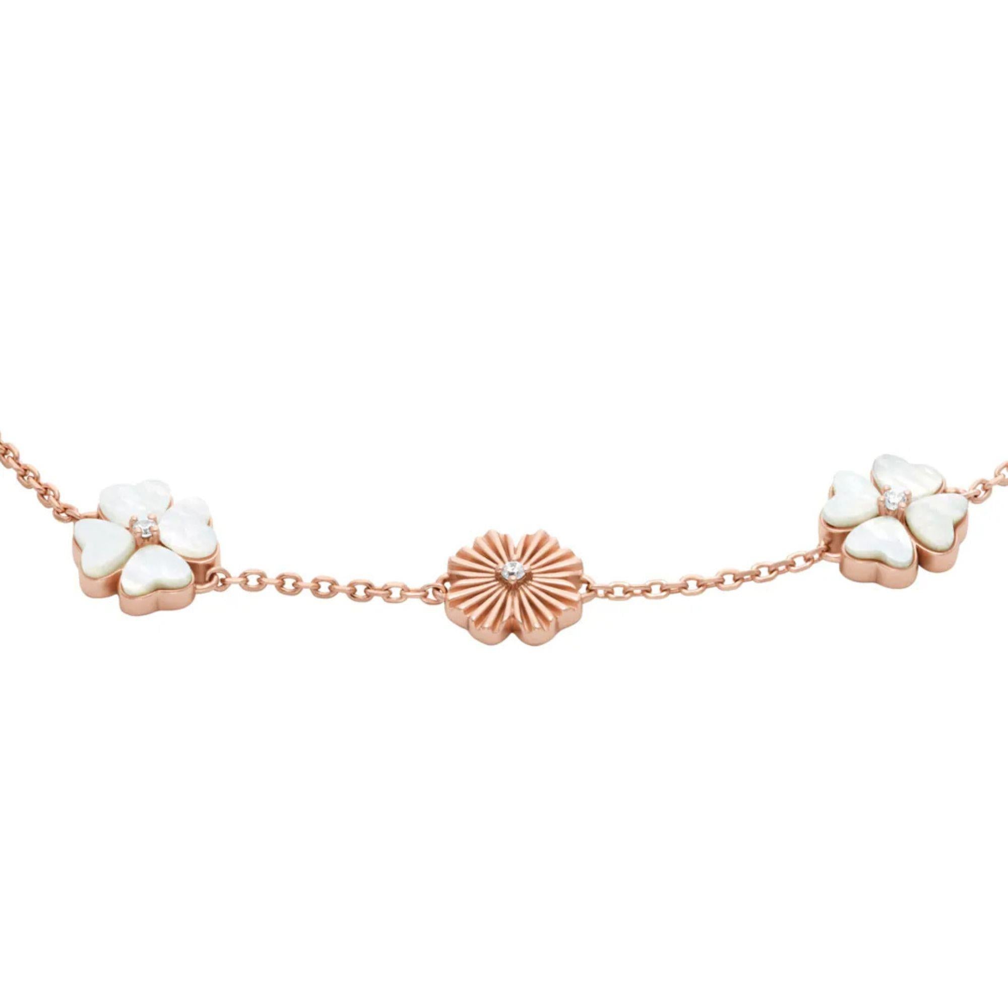 Emporio Armani Sentimental Clover Ever Sterling Silver Women's Bracelet EG3651221