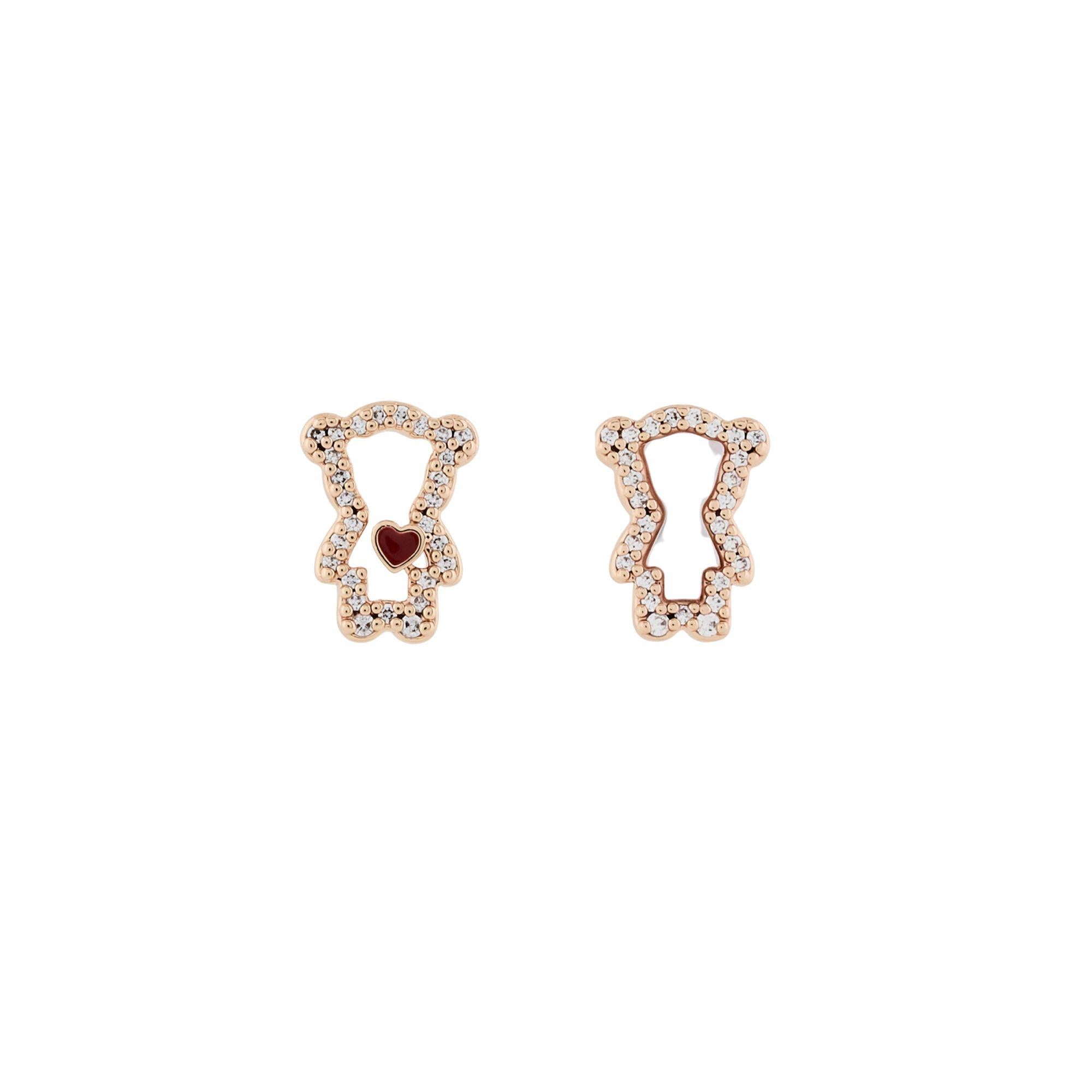 Emporio Armani Sentimental Teddy Bear Stainless Steel Women's Earrings EGS3352221