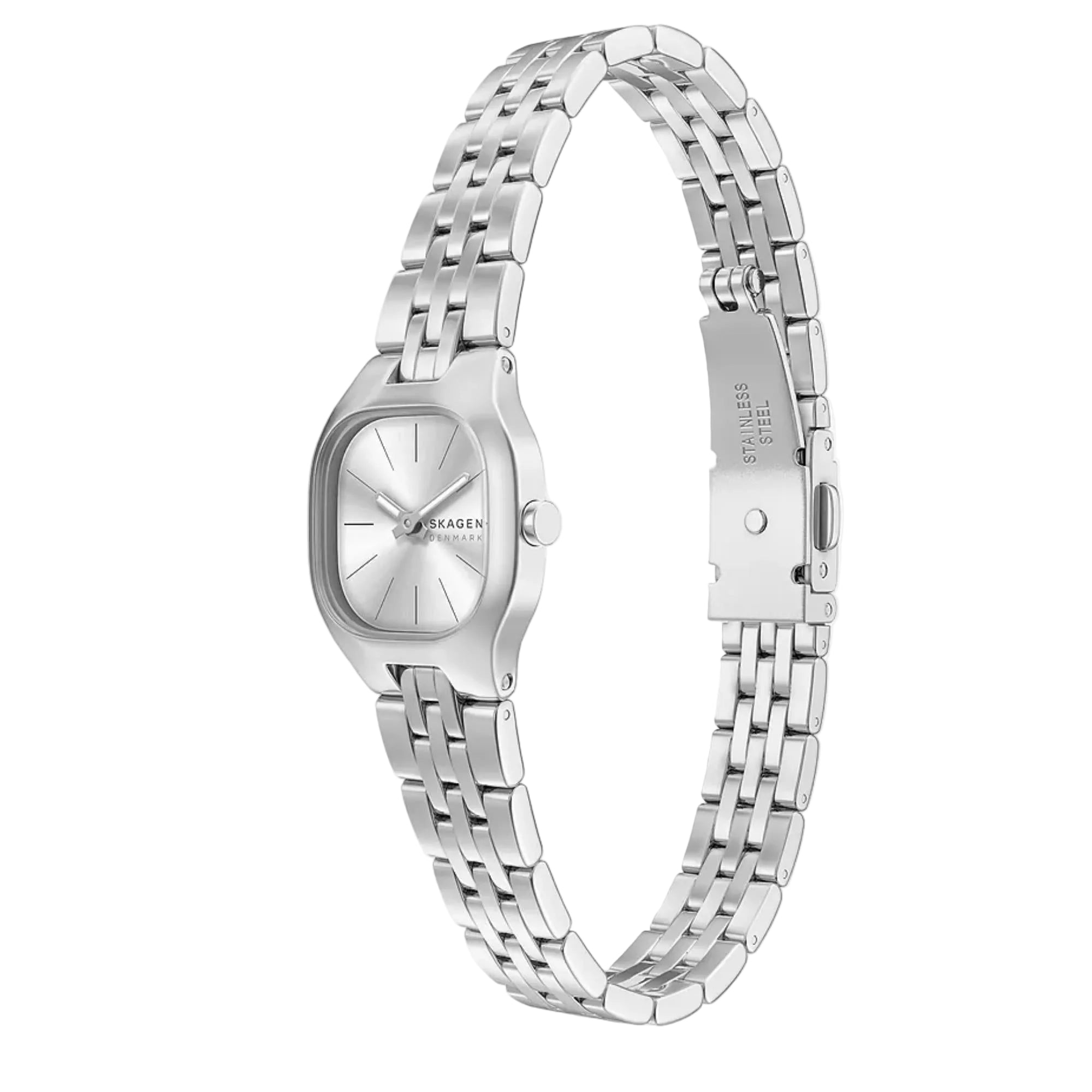 Skagen Mellem Micro 22mm Silver Dial Steel Ladies Quartz Watch SKW3175
