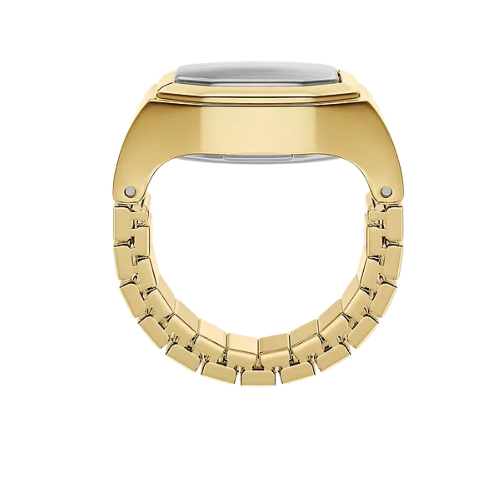 Fossil Harlow Ring Two-Hand Gold-Tone Cream Dial Steel strap Women's Watch ES5446