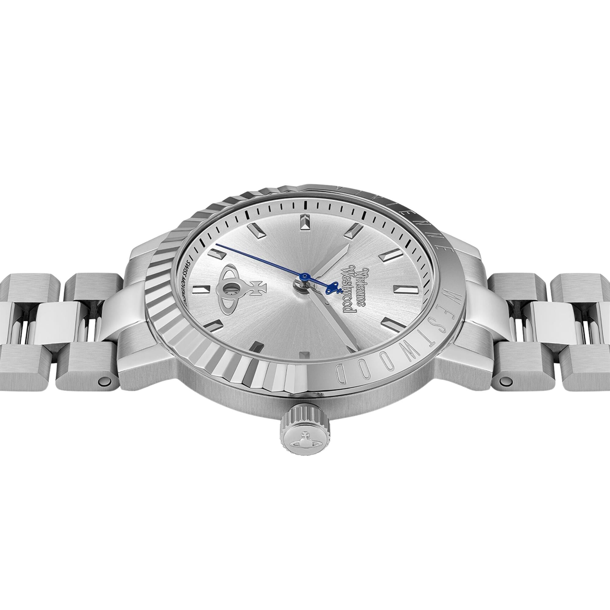 Vivienne Westwood Dulwich Quartz Silver Dial Steel Strap Unisex Watch VV307SLSL