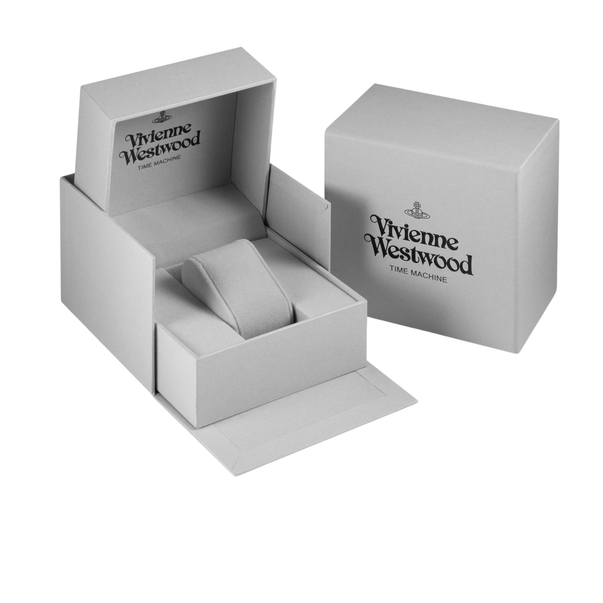 Vivienne Westwood Merton Quartz Silver Dial Steel Strap Women's Watch VV318MTGD