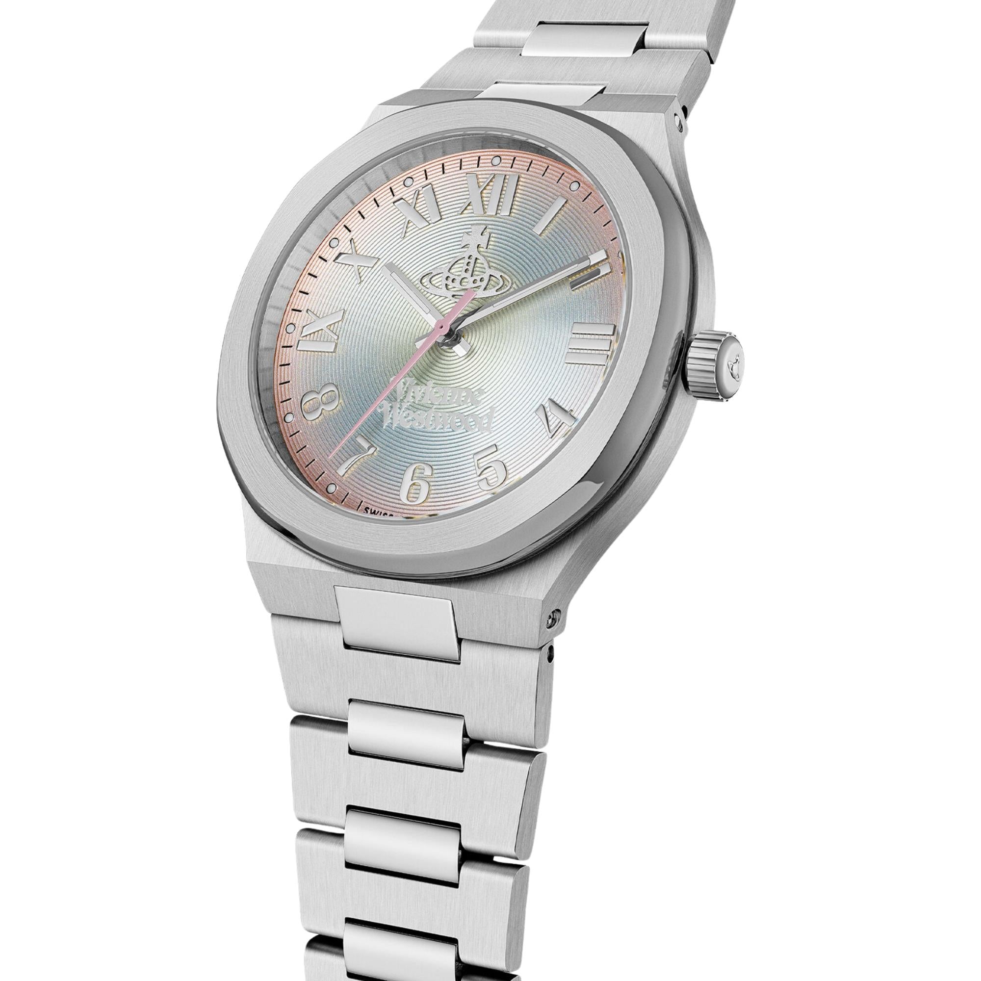 Vivienne Westwood Merton Quartz Multi-coloured Ombre Steel Strap Women's Watch VV318MTSL