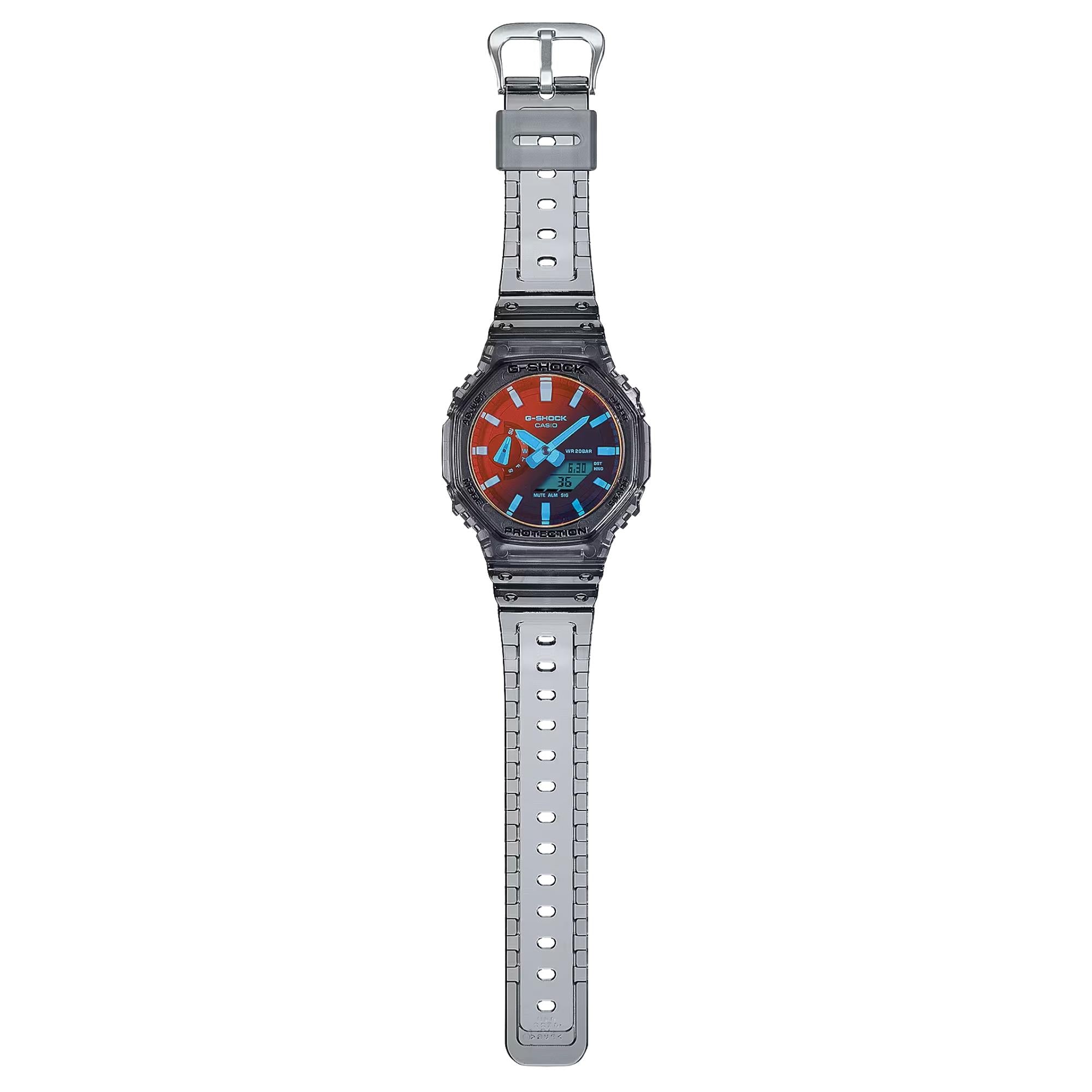Casio G-Shock GA-2100 Series Quartz Black Dial Resin Strap Men's Watch GA-2100TLS-8AER