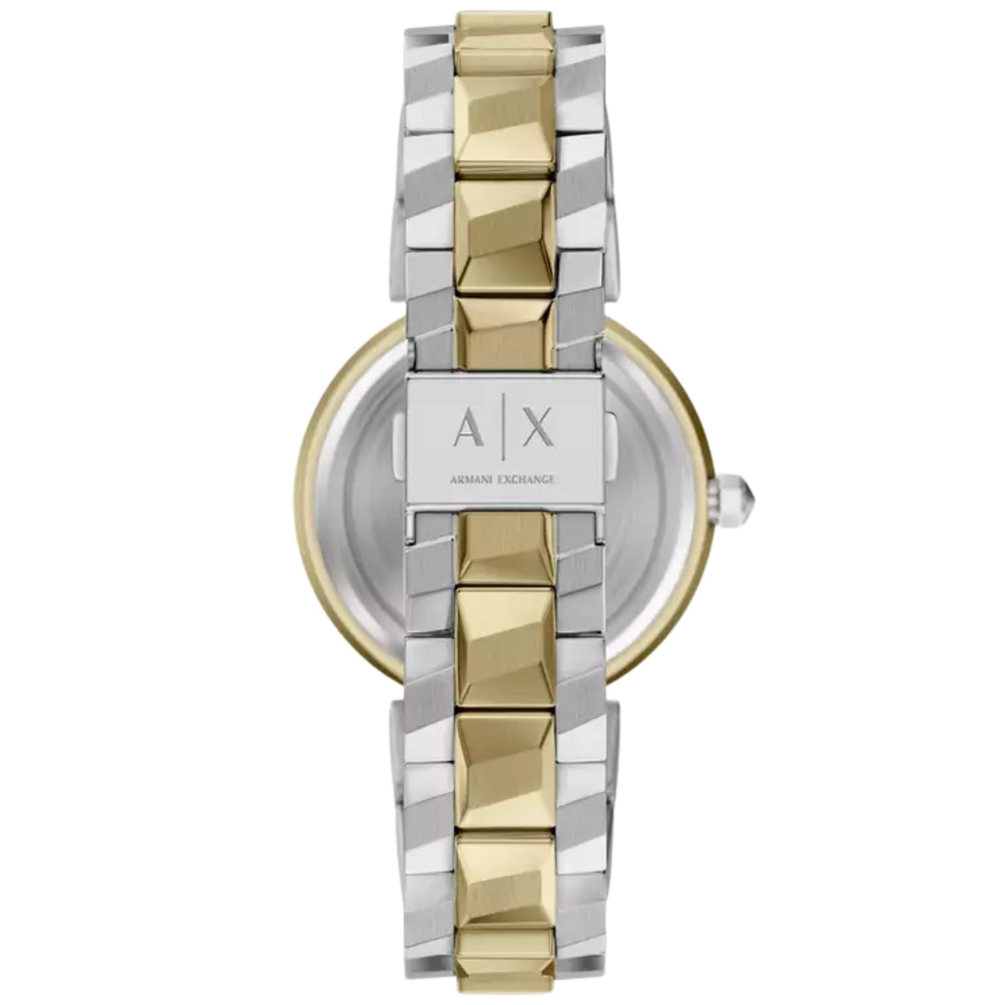 Armani Exchange Audelle 34mm Silver Dial Steel Ladies Quartz Watch AX4406