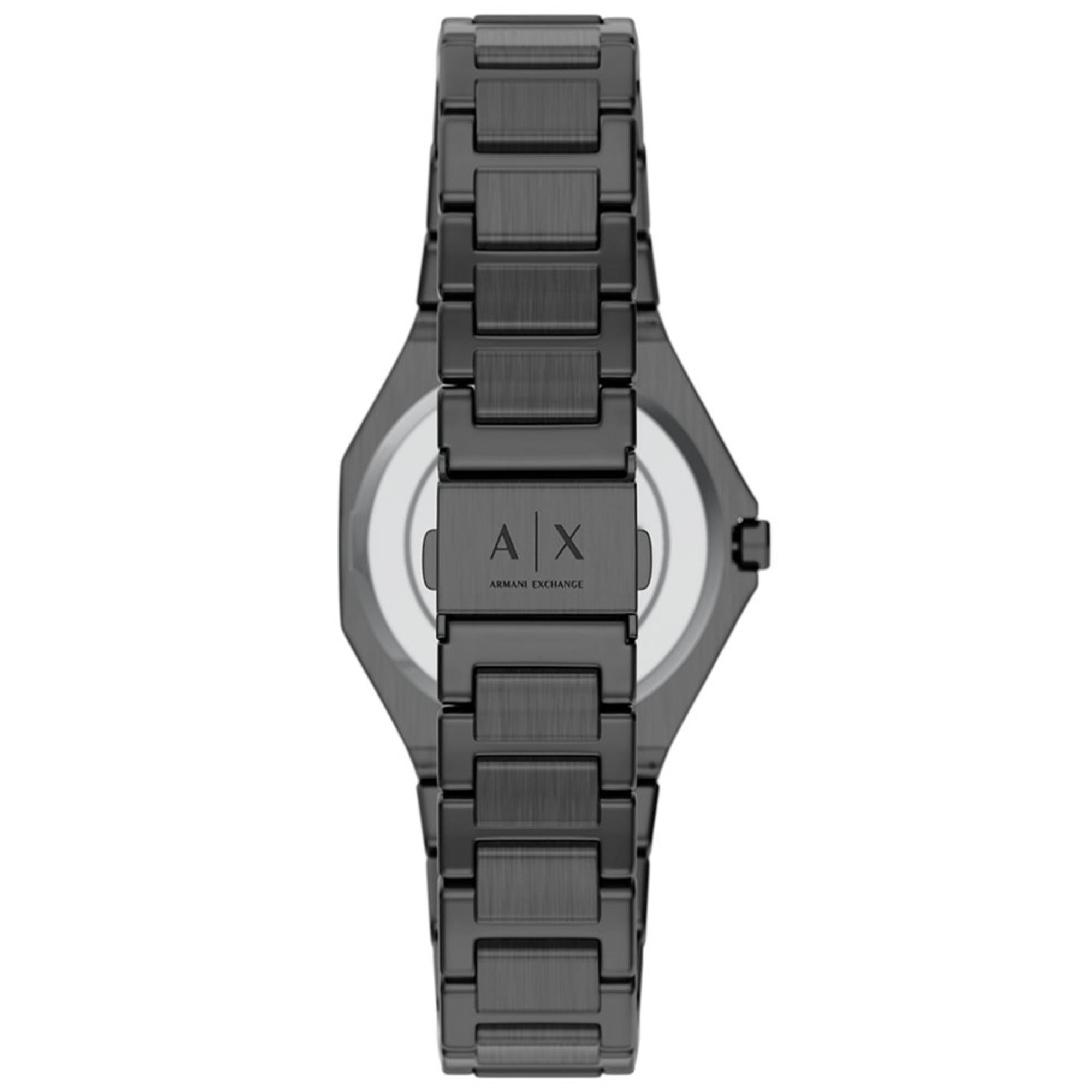 Armani Exchange Andrea 34mm Grey Dial Steel Ladies Quartz Watch AX4625