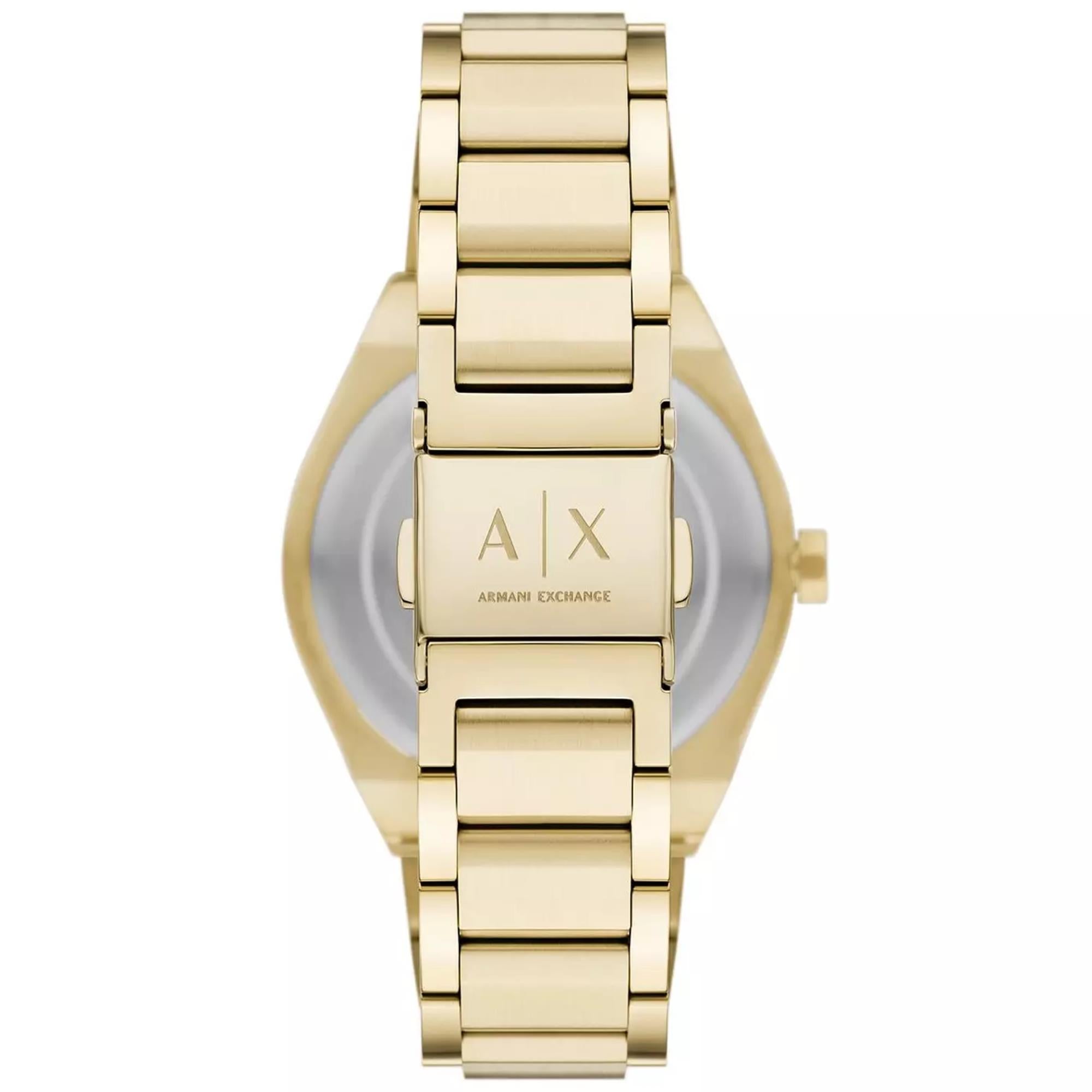 Armani Exchange Sync 36mm Brown/Beige Dial Steel Ladies Quartz Watch AX6031