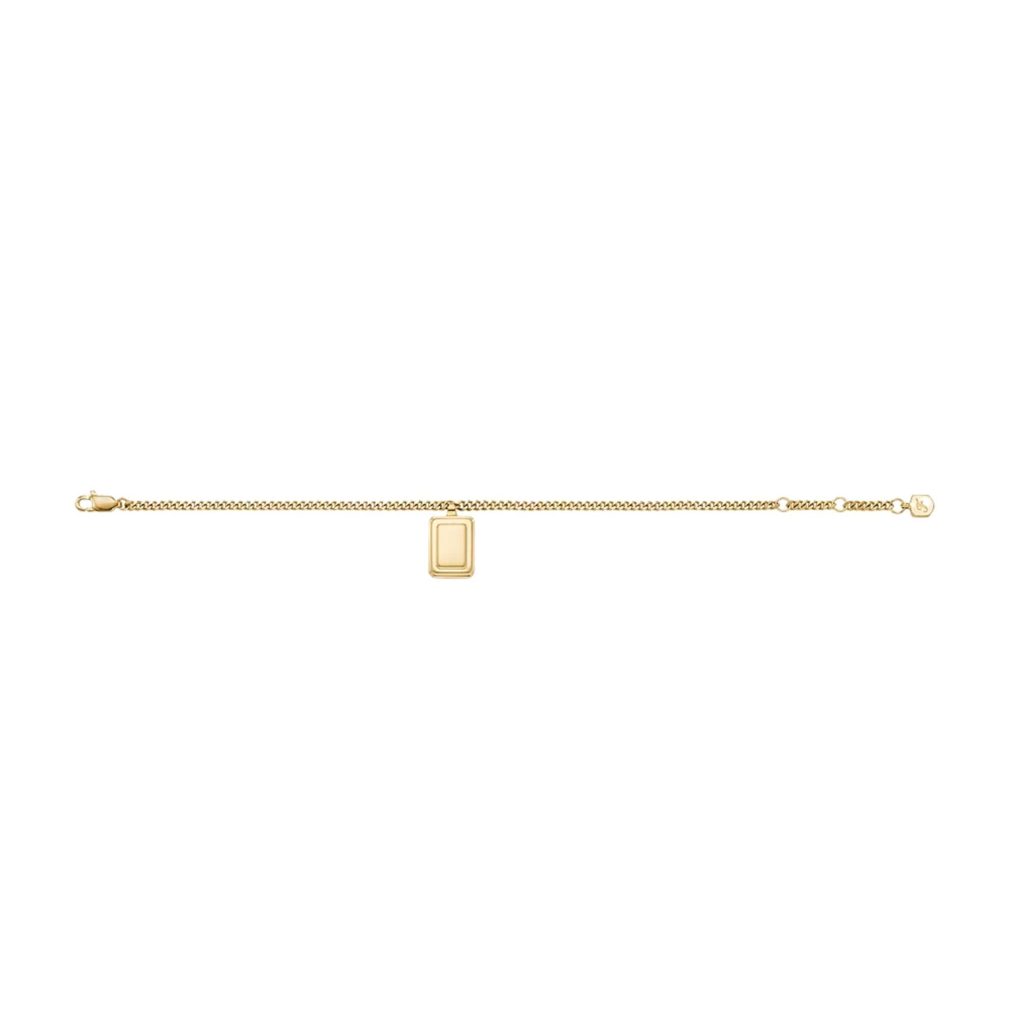 Fossil Raquel Gold-Tone Stainless Steel Chain Women's Bracelet JF04953710