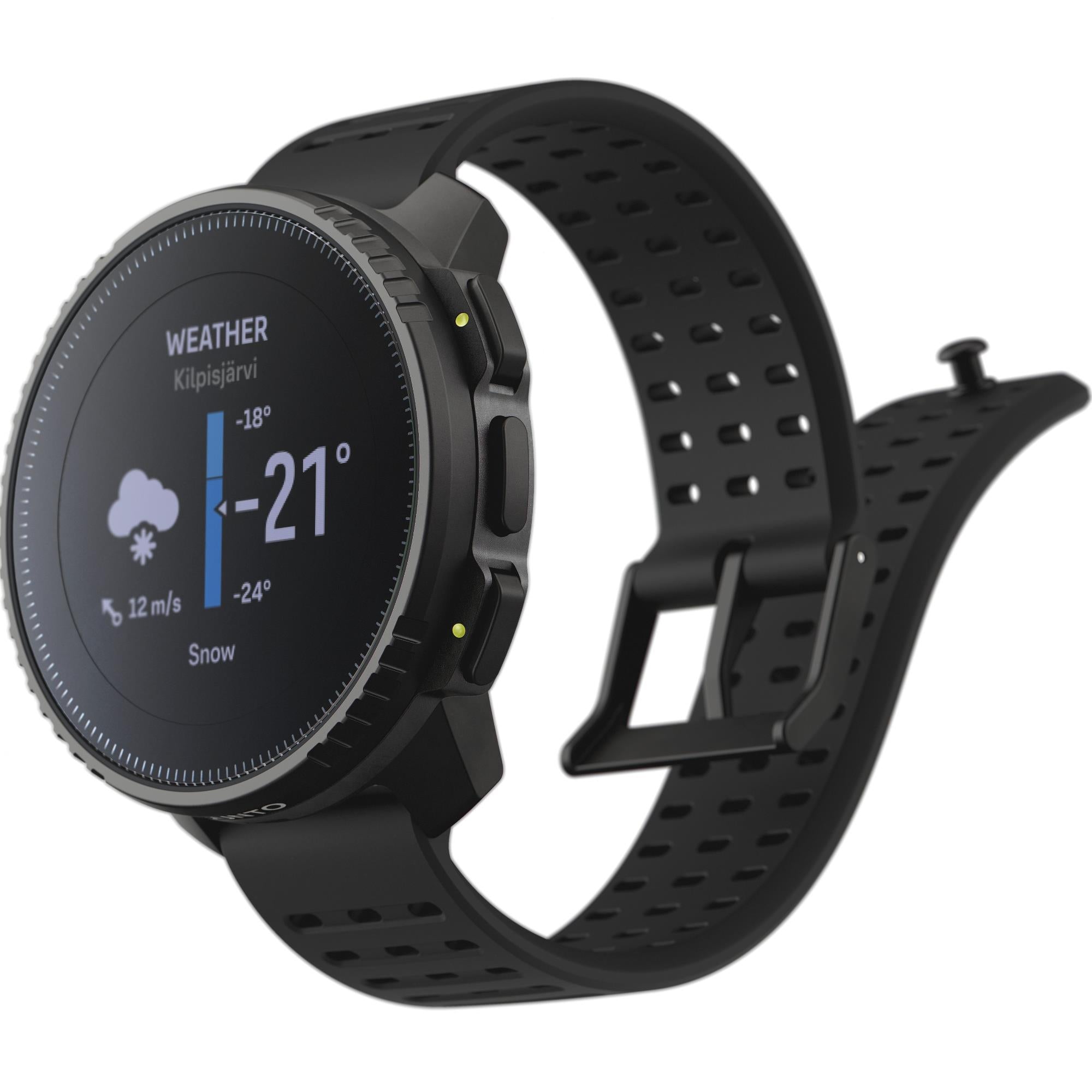 Suunto Vertical All Black Digital Silicone Strap Unisex Smart Watch SS050862000