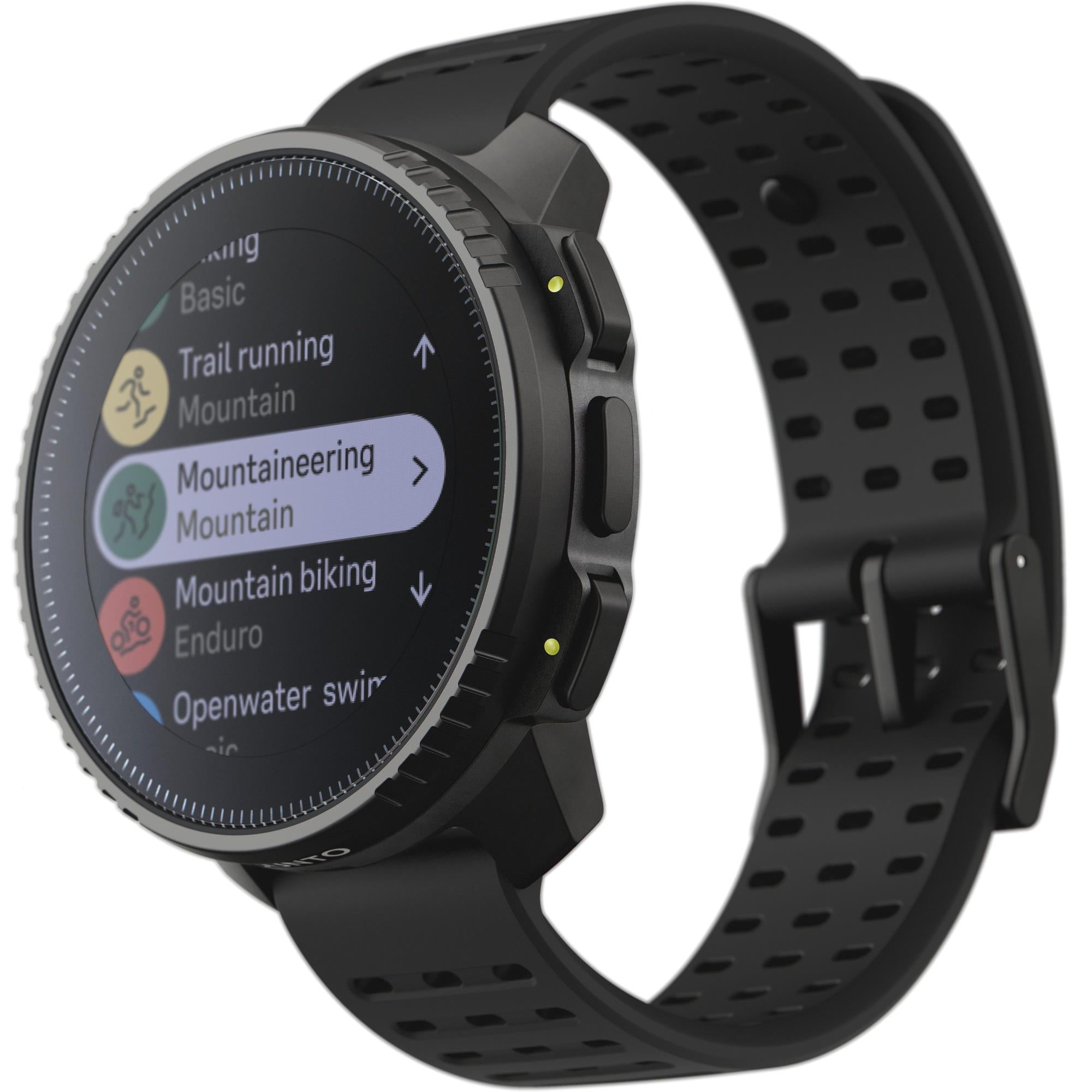 Suunto Vertical All Black Digital Silicone Strap Unisex Smart Watch SS050862000