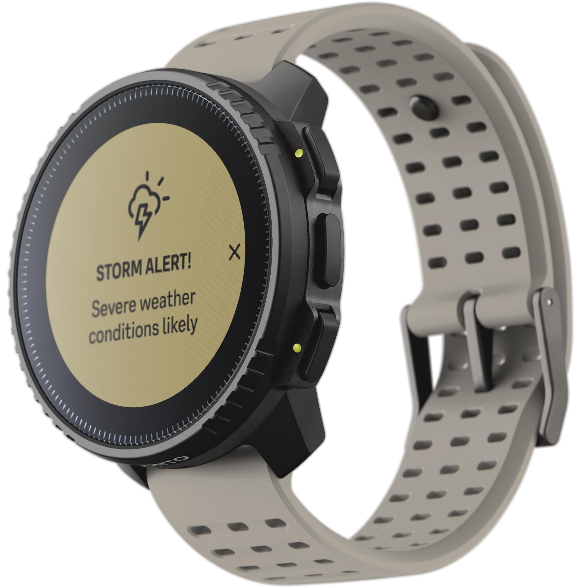 Suunto Vertical Black Sand Digital Silicone Strap Unisex Smart Watch SS050863000