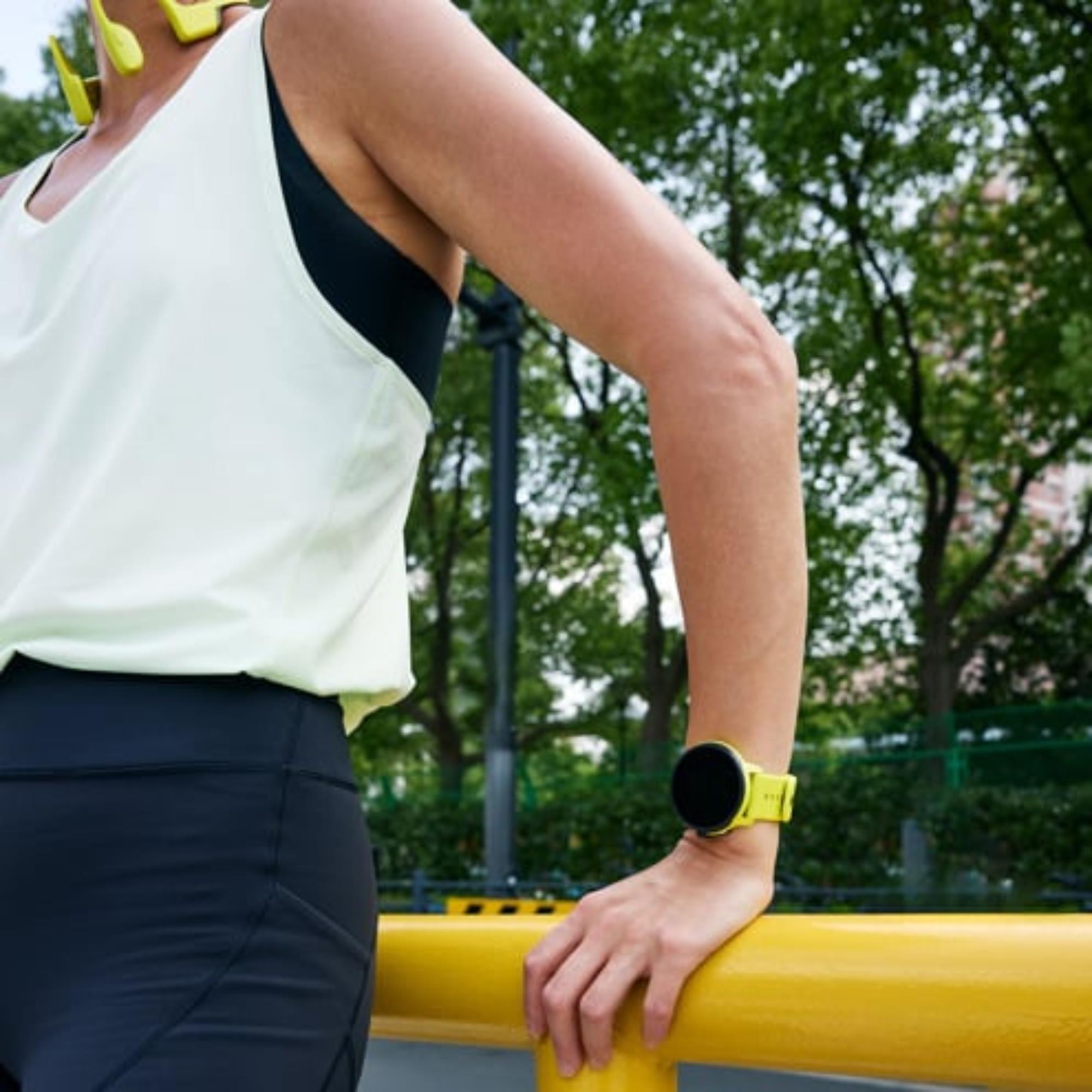 Suunto Run Lime Digital Silicone Strap Unisex Smart Watch SS051274000