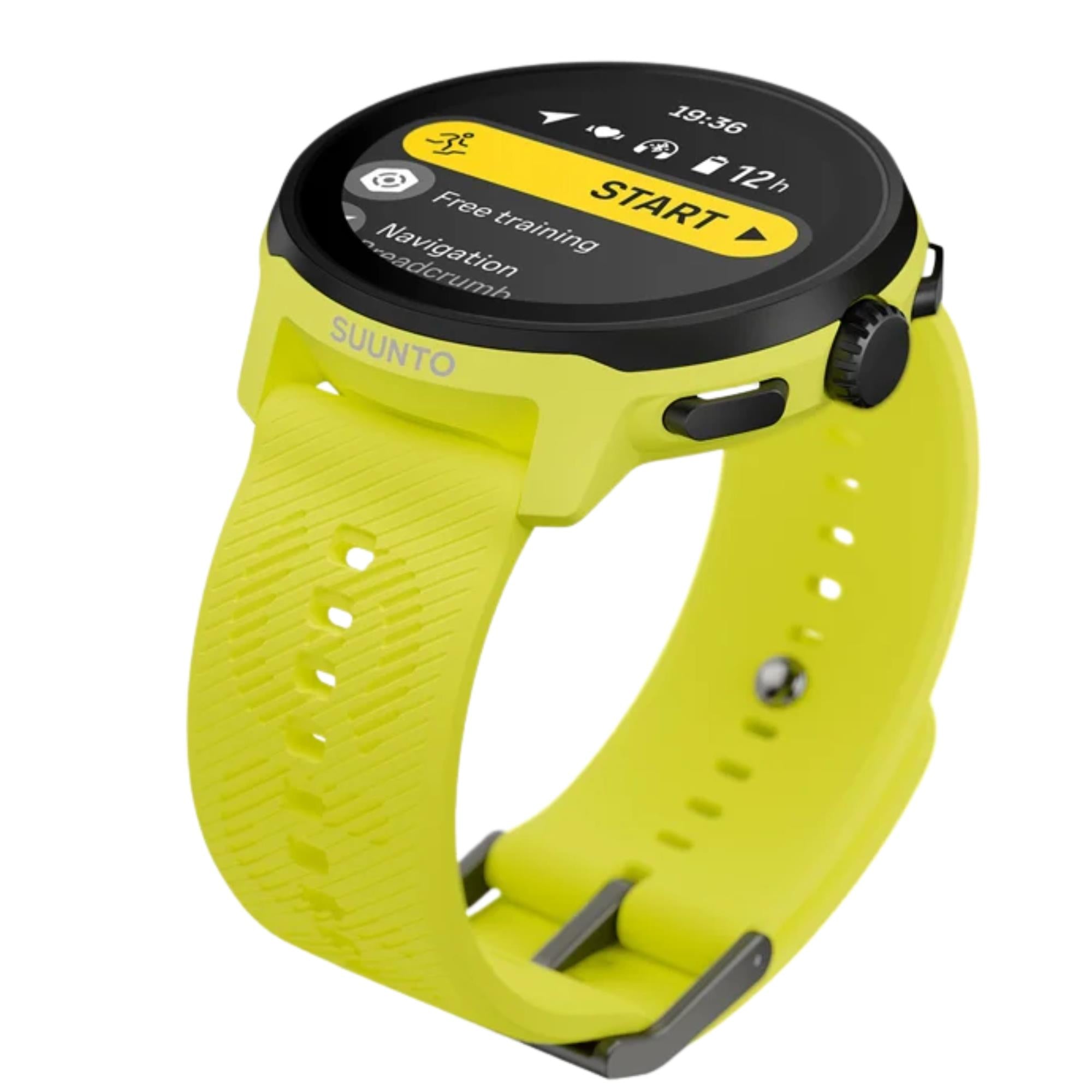 Suunto Run Lime Digital Silicone Strap Unisex Smart Watch SS051274000
