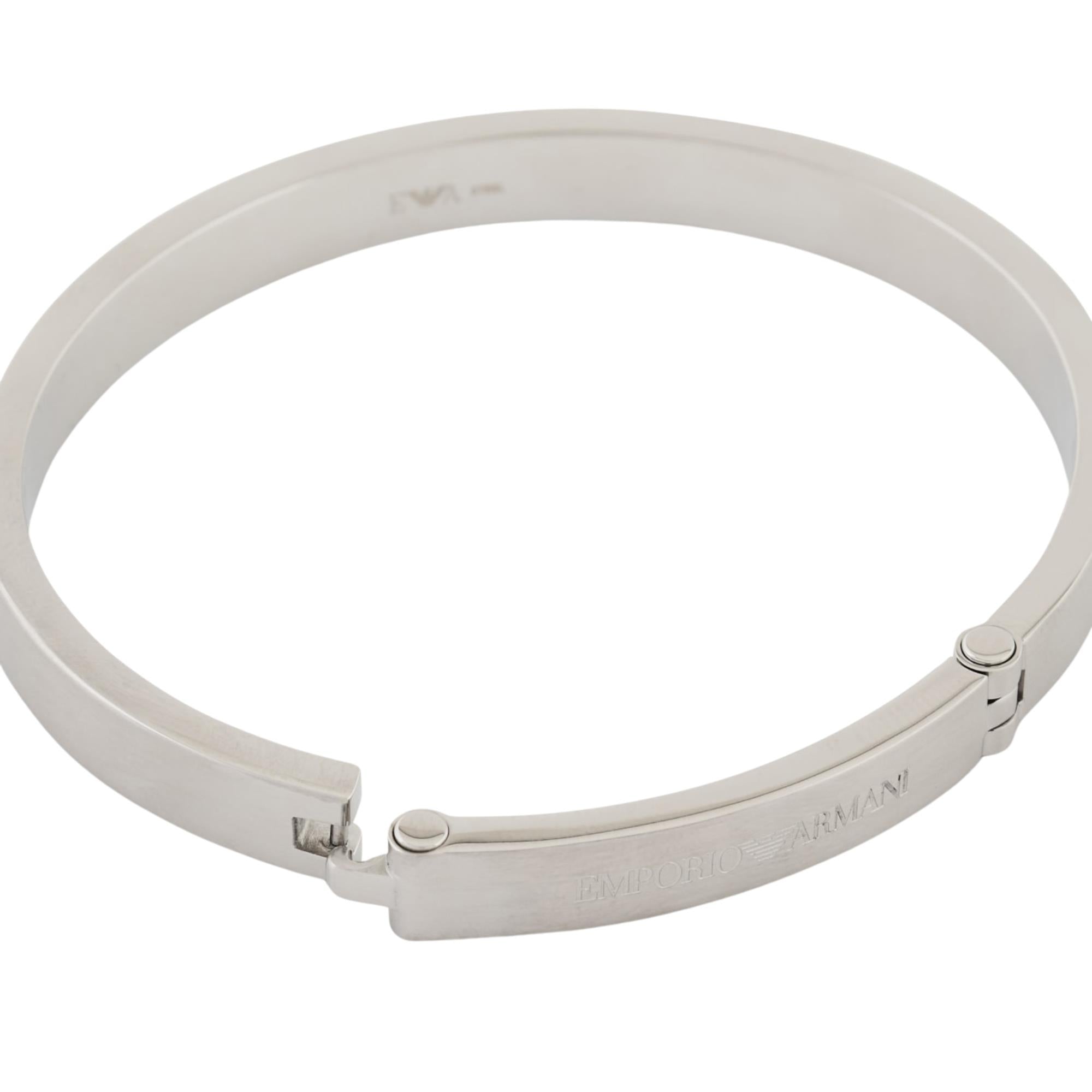 Emporio Armani Stainless Steel Bangle Men's Bracelet EGS3307040
