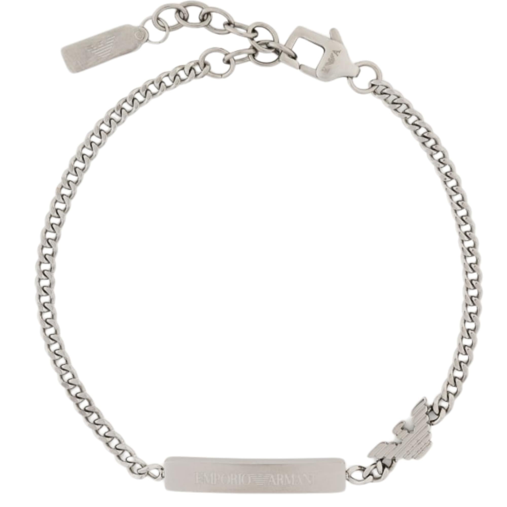 Emporio Armani Stainless Steel ID Men's Bracelet EGS3310040