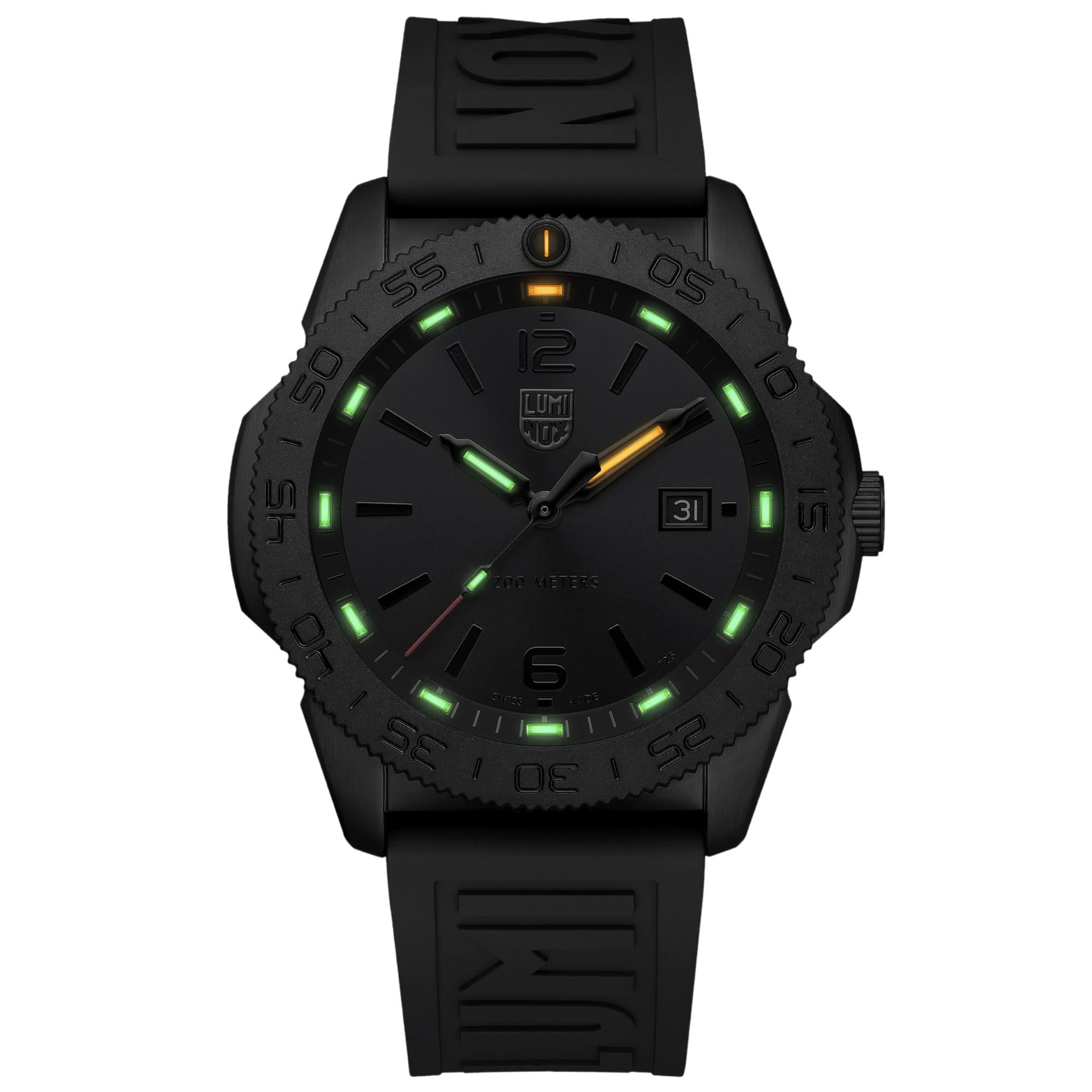 Luminox Pacific Diver 44mm Black Dial Rubber Mens Quartz Watch XS.3121.BO.1