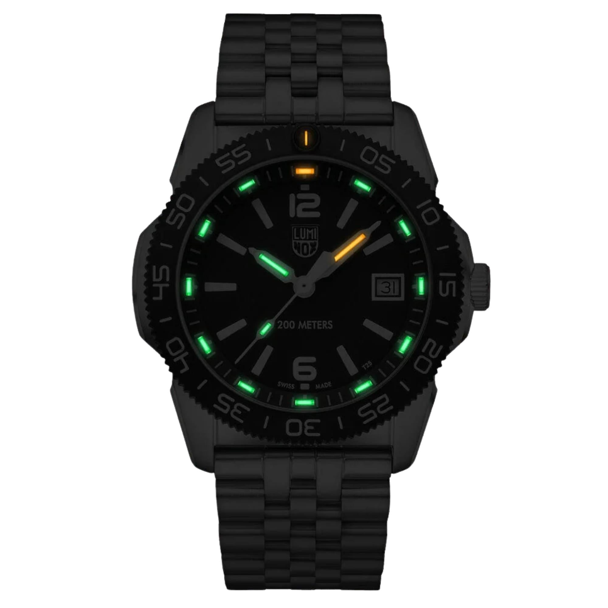 Luminox Pacific Diver Black Dial Steel Strap Men's Watch XS.3122M.1