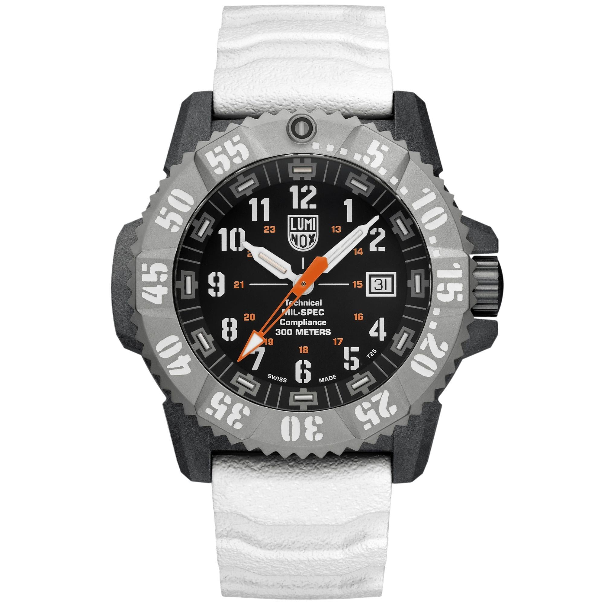 Luminox MIL-SPEC Inspired Black Dial Rubber Strap Men's Watch XL.3359.2