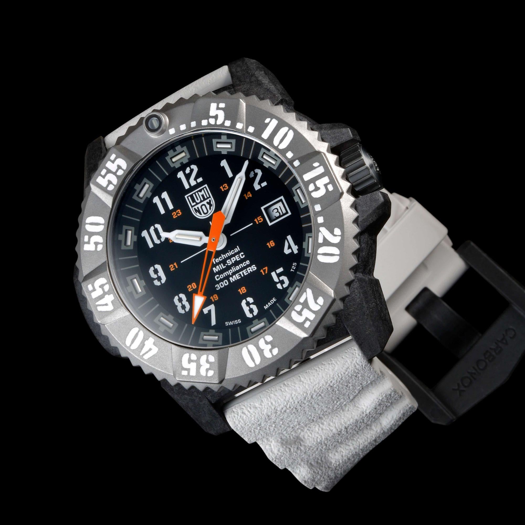 Luminox MIL-SPEC Inspired Black Dial Rubber Strap Men's Watch XL.3359.2