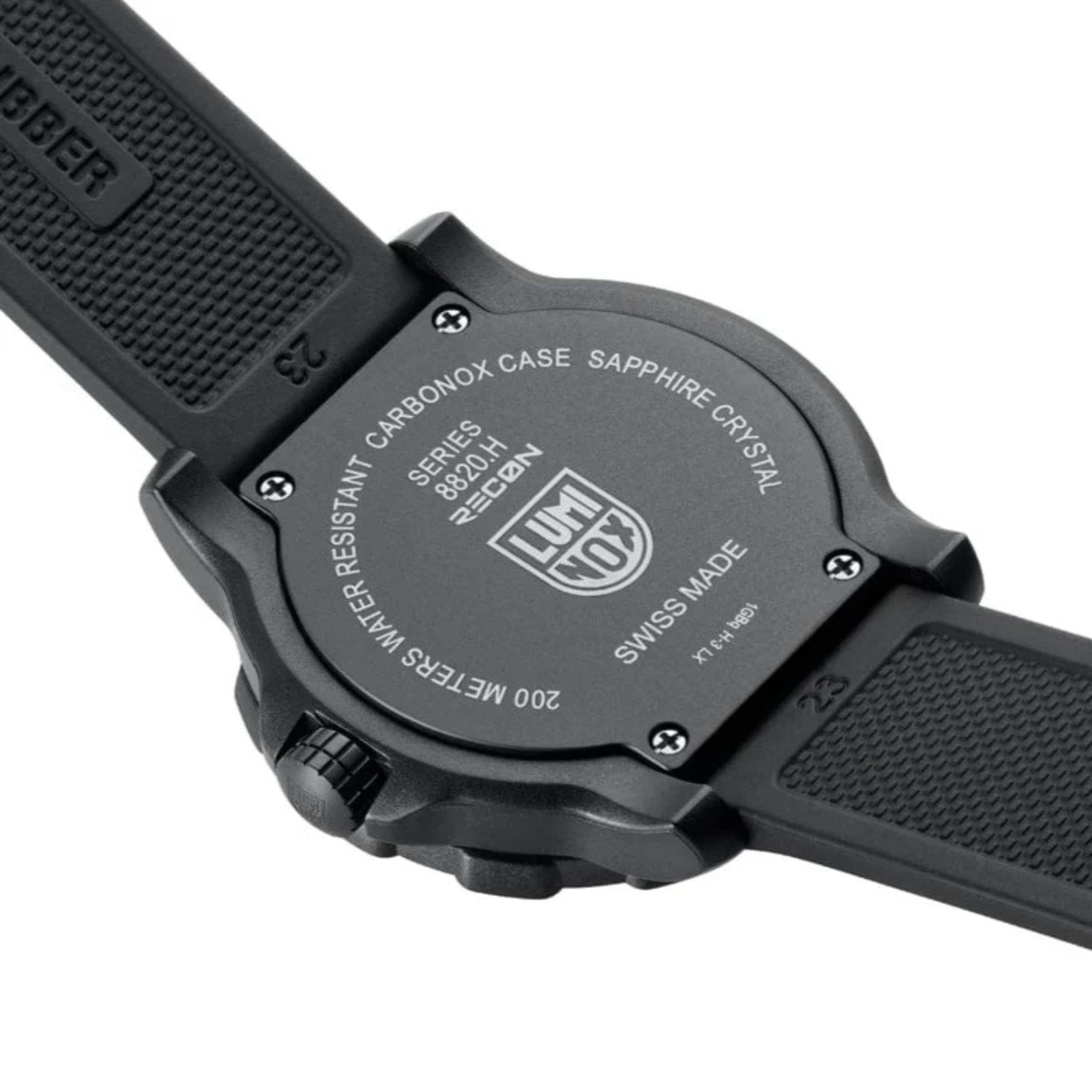 Luminox RECON 45mm Black Dial Rubber Mens Quartz Watch XL.8825.H.2