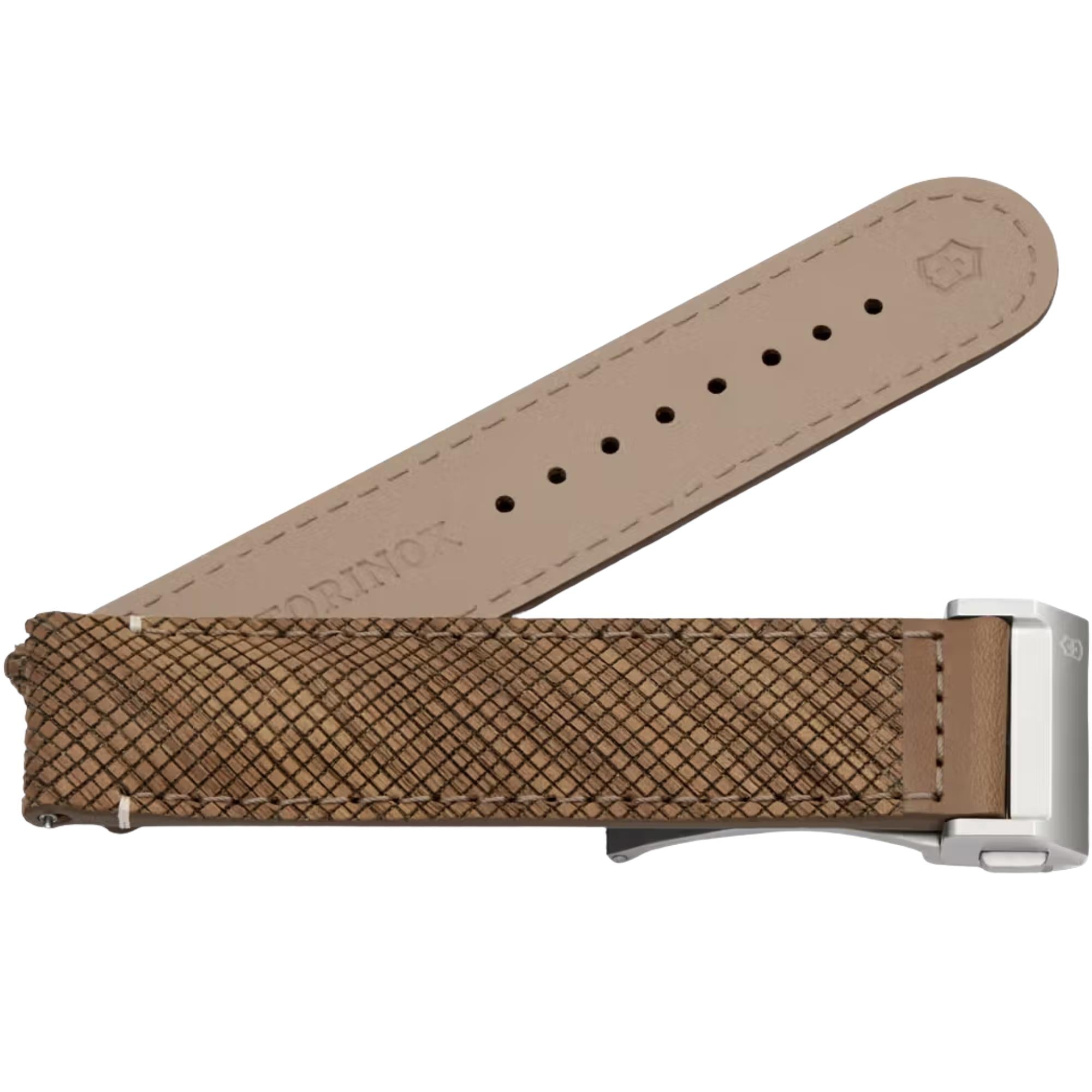 Victorinox Wooden Crafted 21mm Leather Watch Strap D1-DC V.60039