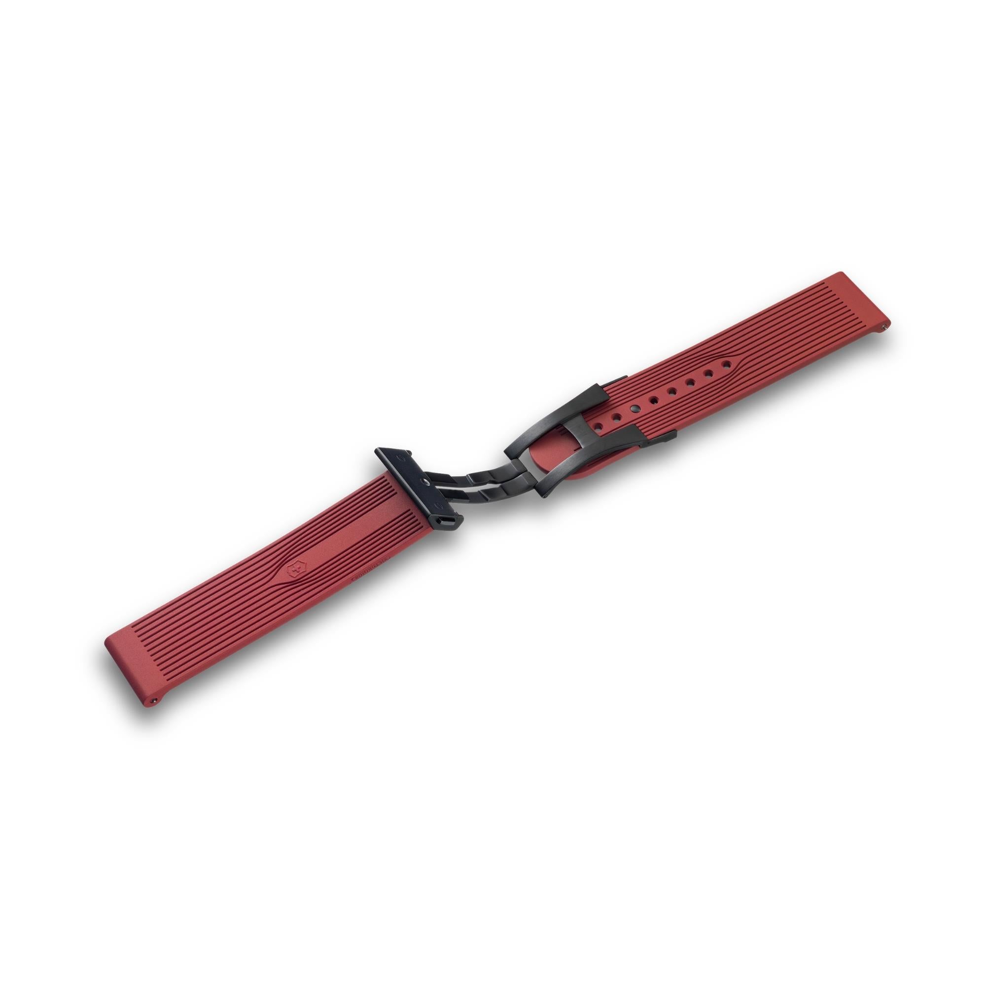 Victorinox Air-Pro Genuine Rubber 21mm Red Watch Strap D5-DC V.60073