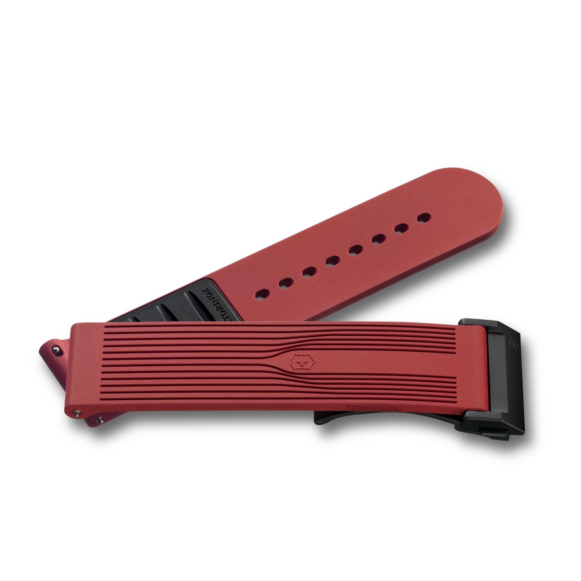 Victorinox Air-Pro Genuine Rubber 21mm Red Watch Strap D5-DC V.60073