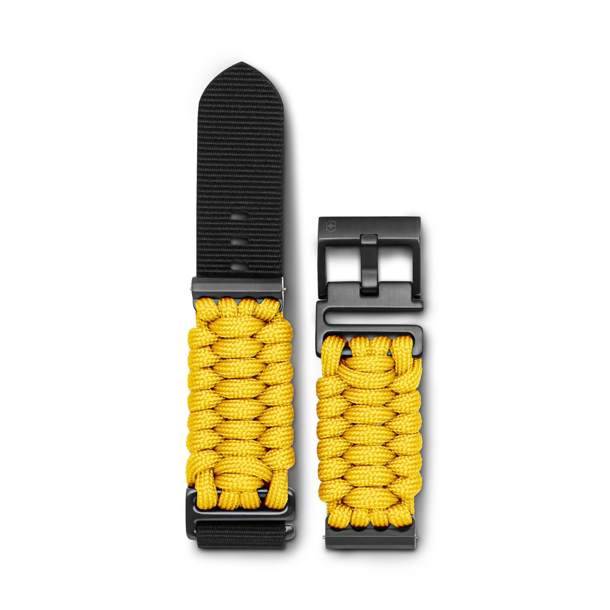 Victorinox Handwoven Paracord 21mm Yellow Watch Strap D1 V.60050