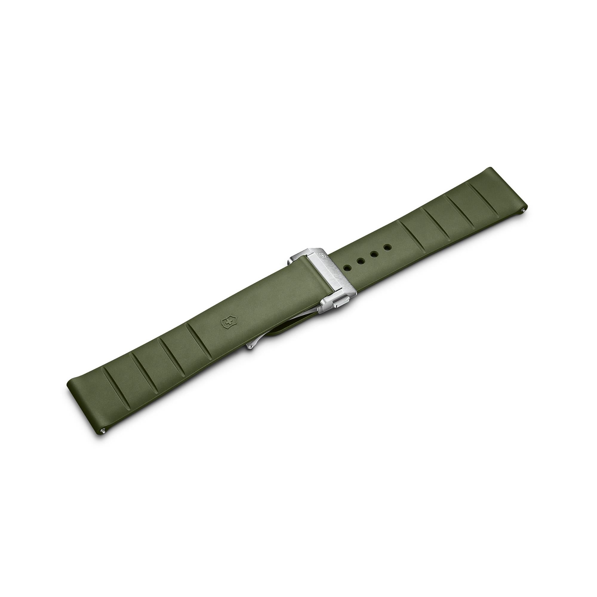 Victorinox Air Circulation Pad Genuine Green 21mm Rubber Strap D6-DC V.60097