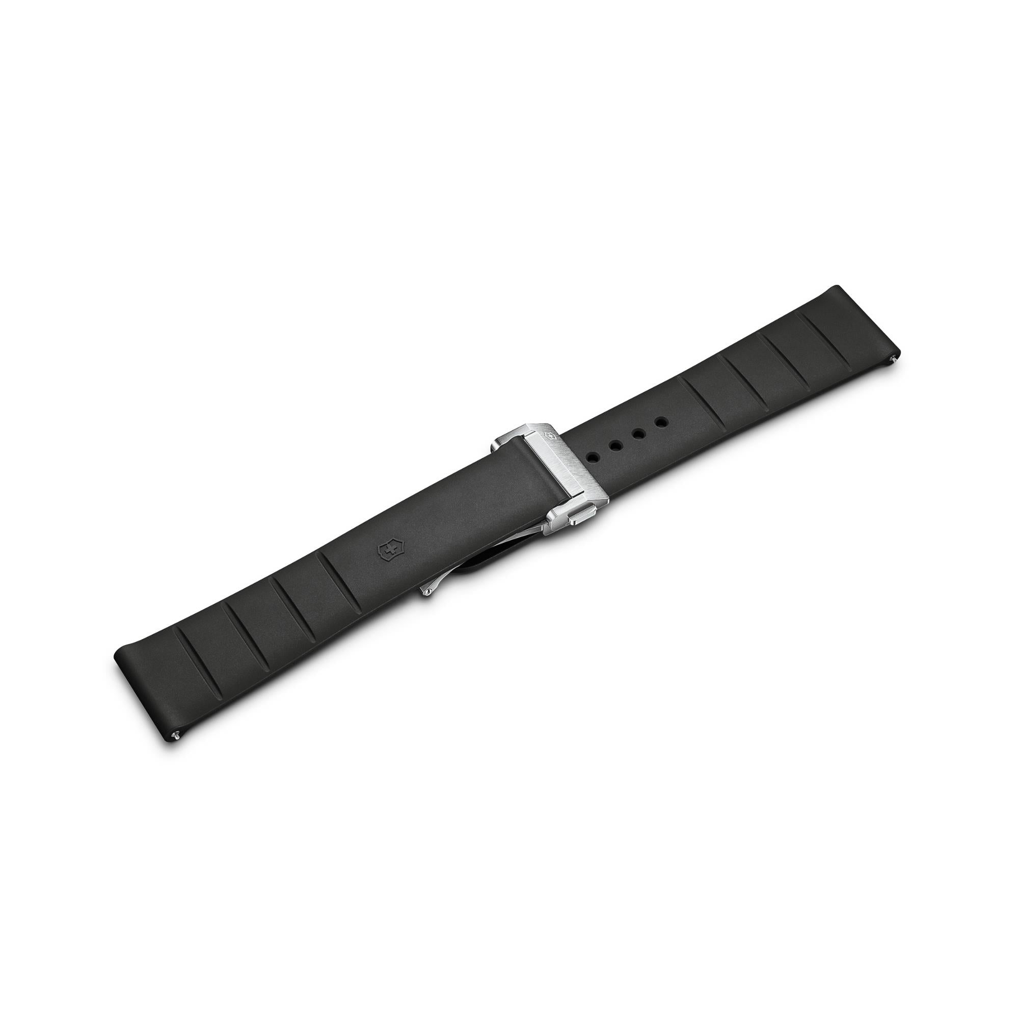 Victorinox Air Circulation Pad Genuine Black 21mm Rubber Strap D6-DC V.60095