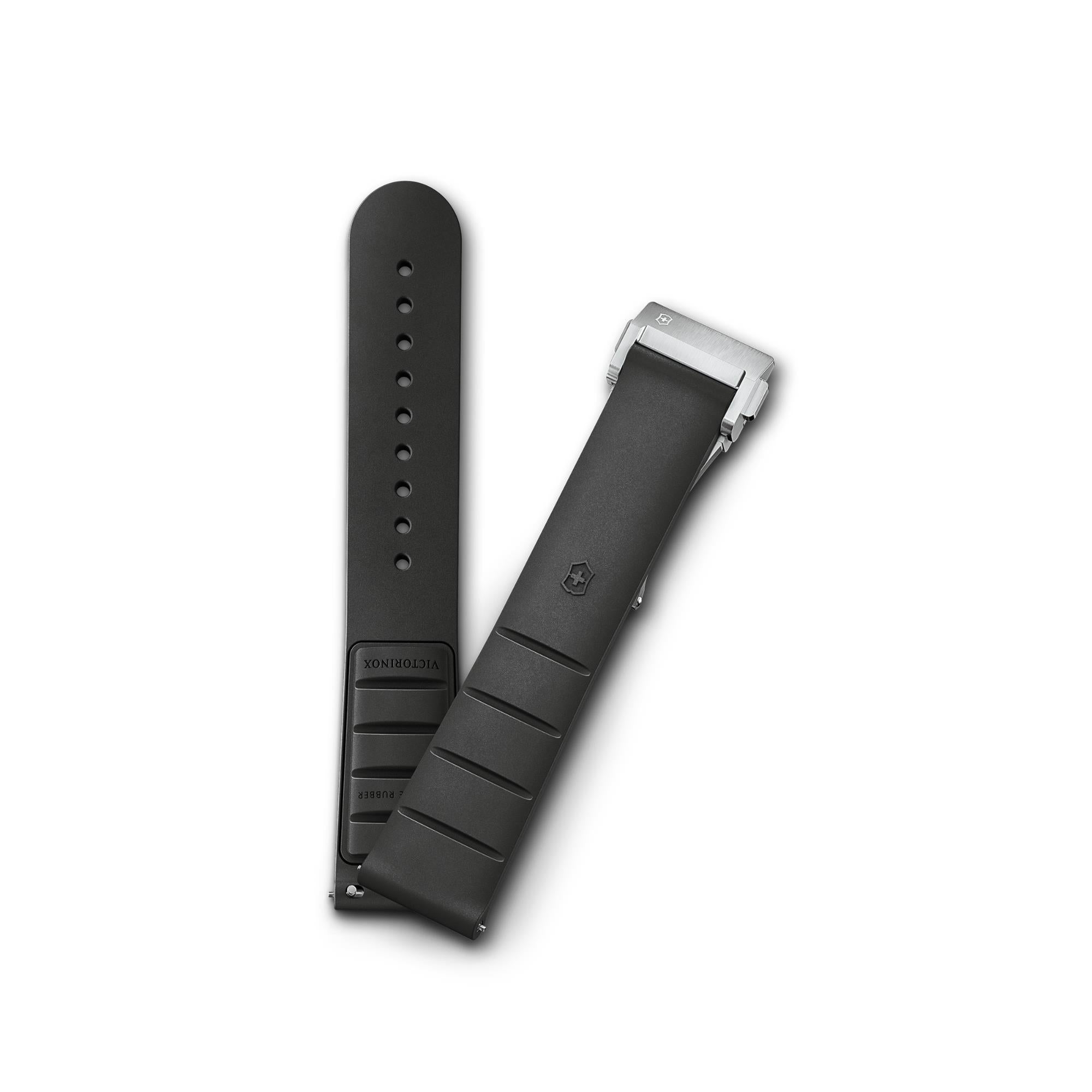 Victorinox Air Circulation Pad Genuine Black 21mm Rubber Strap D6-DC V.60095
