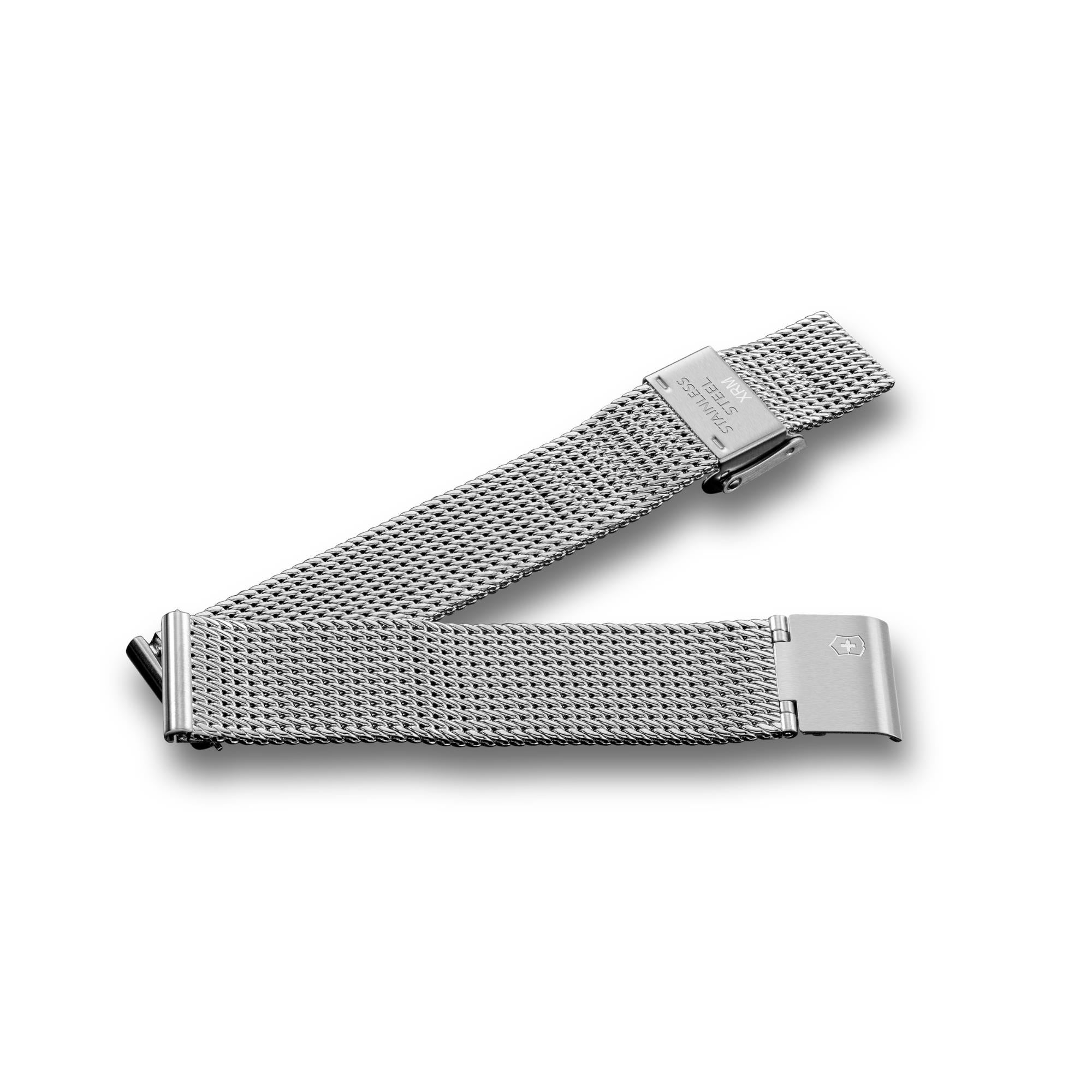 Victorinox High-Quality Silver PVD Small 16mm Mesh D1 Watch Strap V.60092