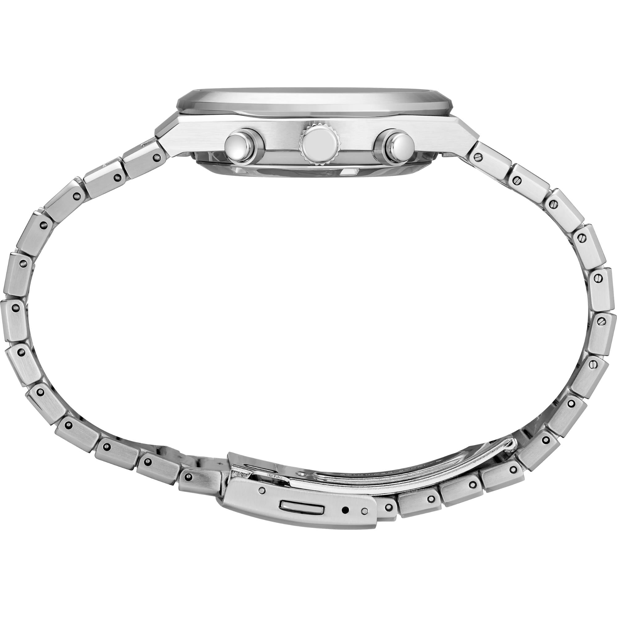 Seiko Essentials 40mm Chronograph Silver Dial Steel Mens Quartz Watch SSB451P1