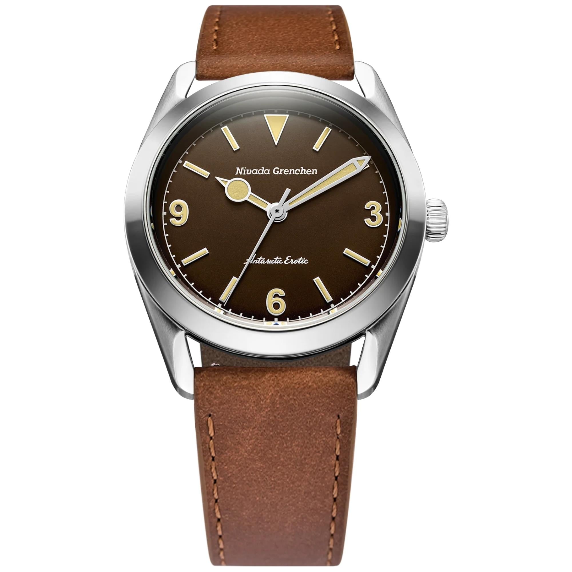 Nivada Grenchen Antarctic Erotic 38mm Manual-Wind Watch 320693M16