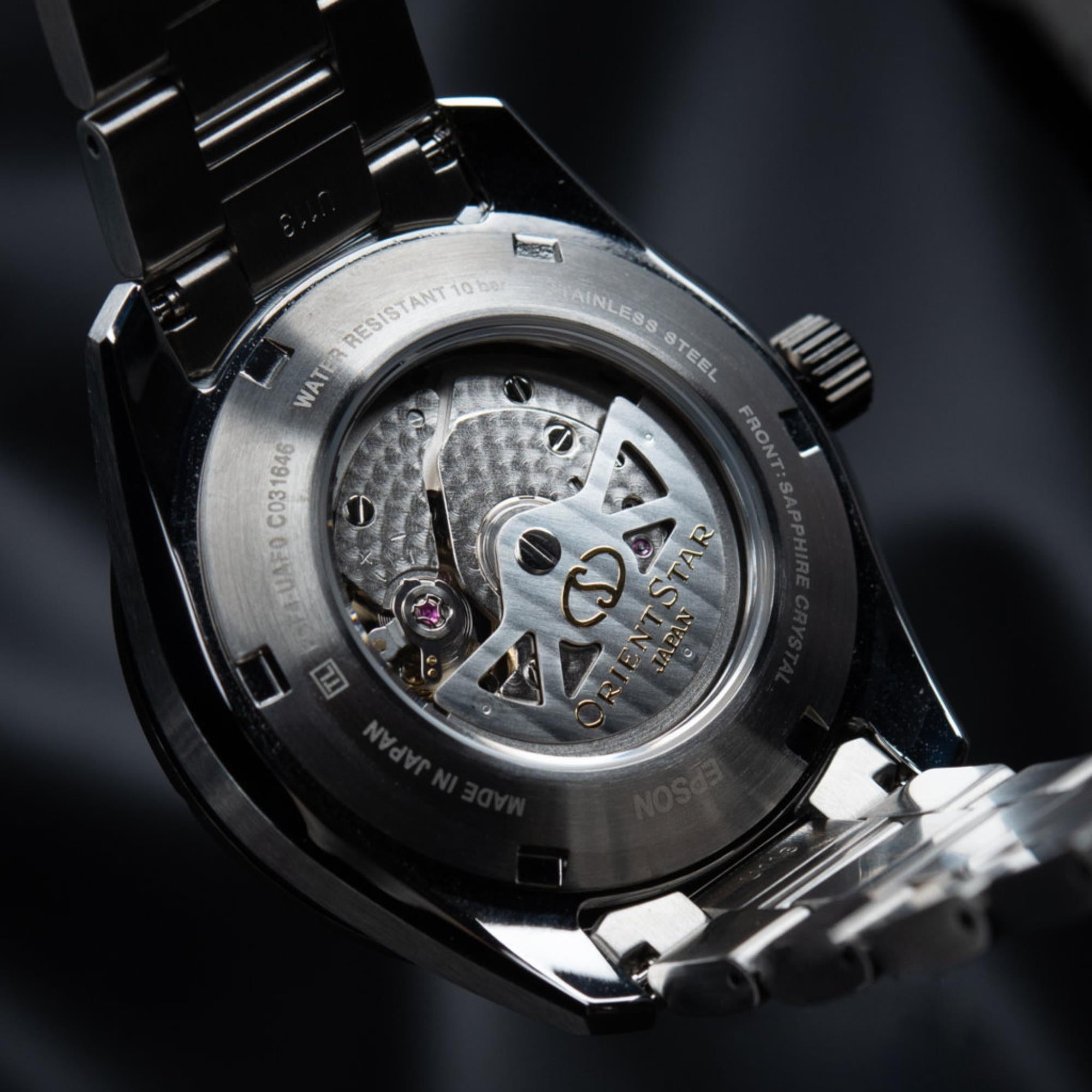 Orient Star Avant-Garde 43mm Skeleton Black Dial Steel Mens Automatic Watch RE-AV0A01B00B