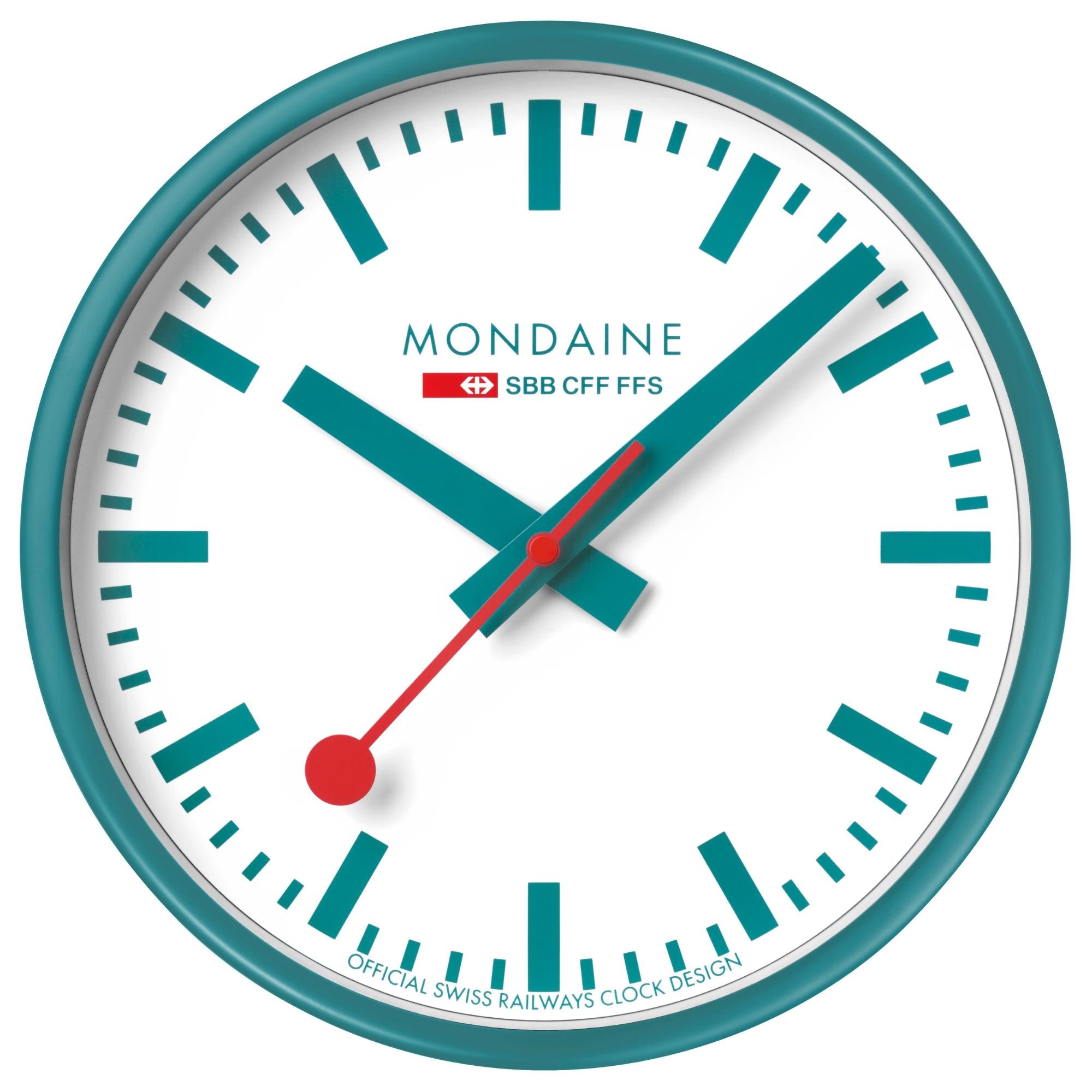 Mondaine 250mm Limited Edition White Dial Quartz Wall Clock A990.CLOCK.10SBD