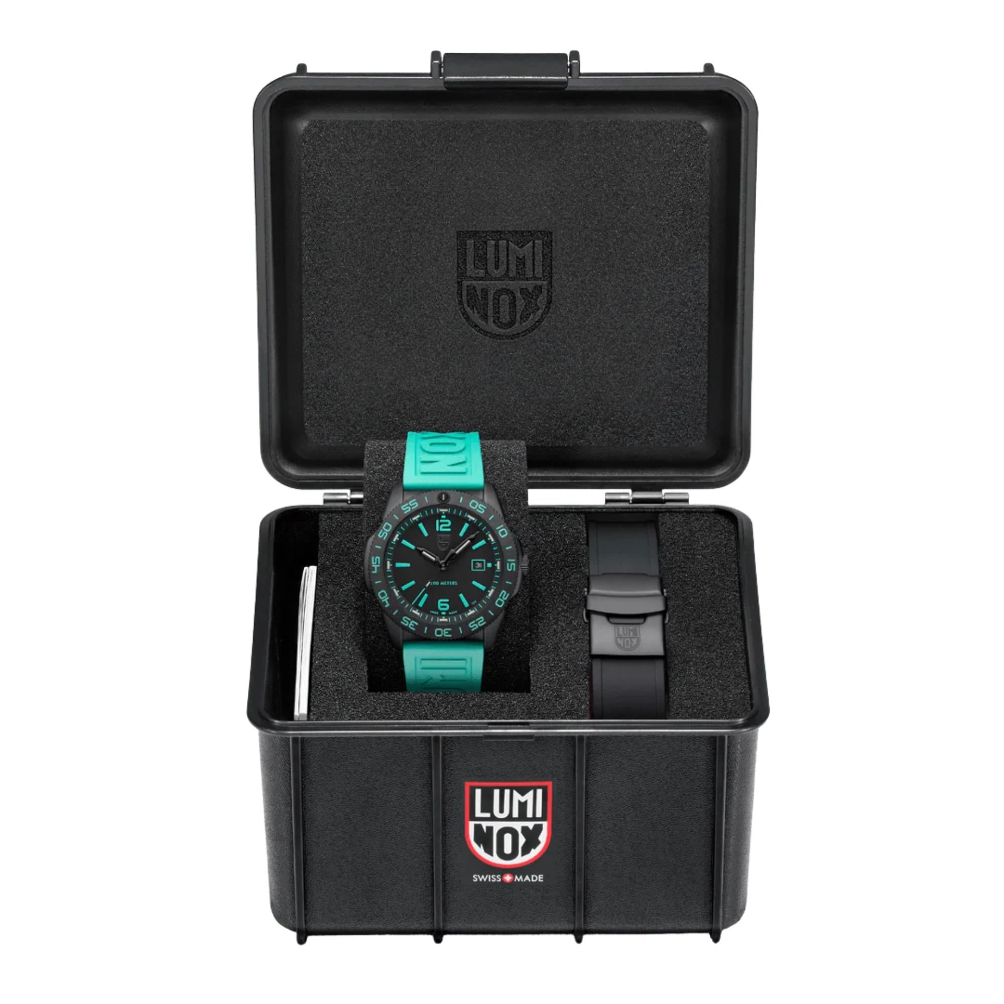 Luminox Pacific Diver 44mm Limited Edition Black Dial Rubber Mens Quartz Watch XS.3124.N.SET