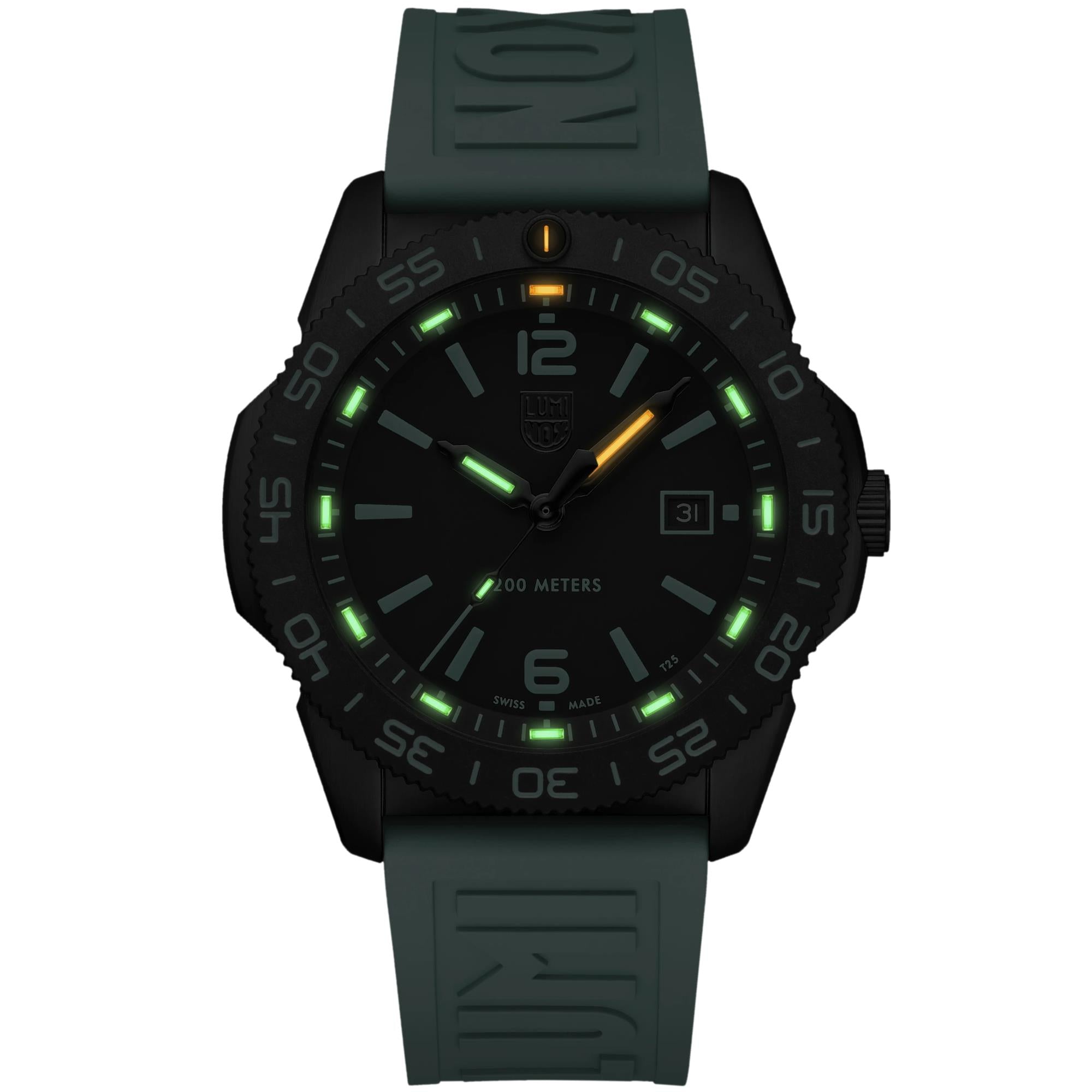 Luminox Pacific Diver 44mm Limited Edition Black Dial Rubber Mens Quartz Watch XS.3124.N.SET