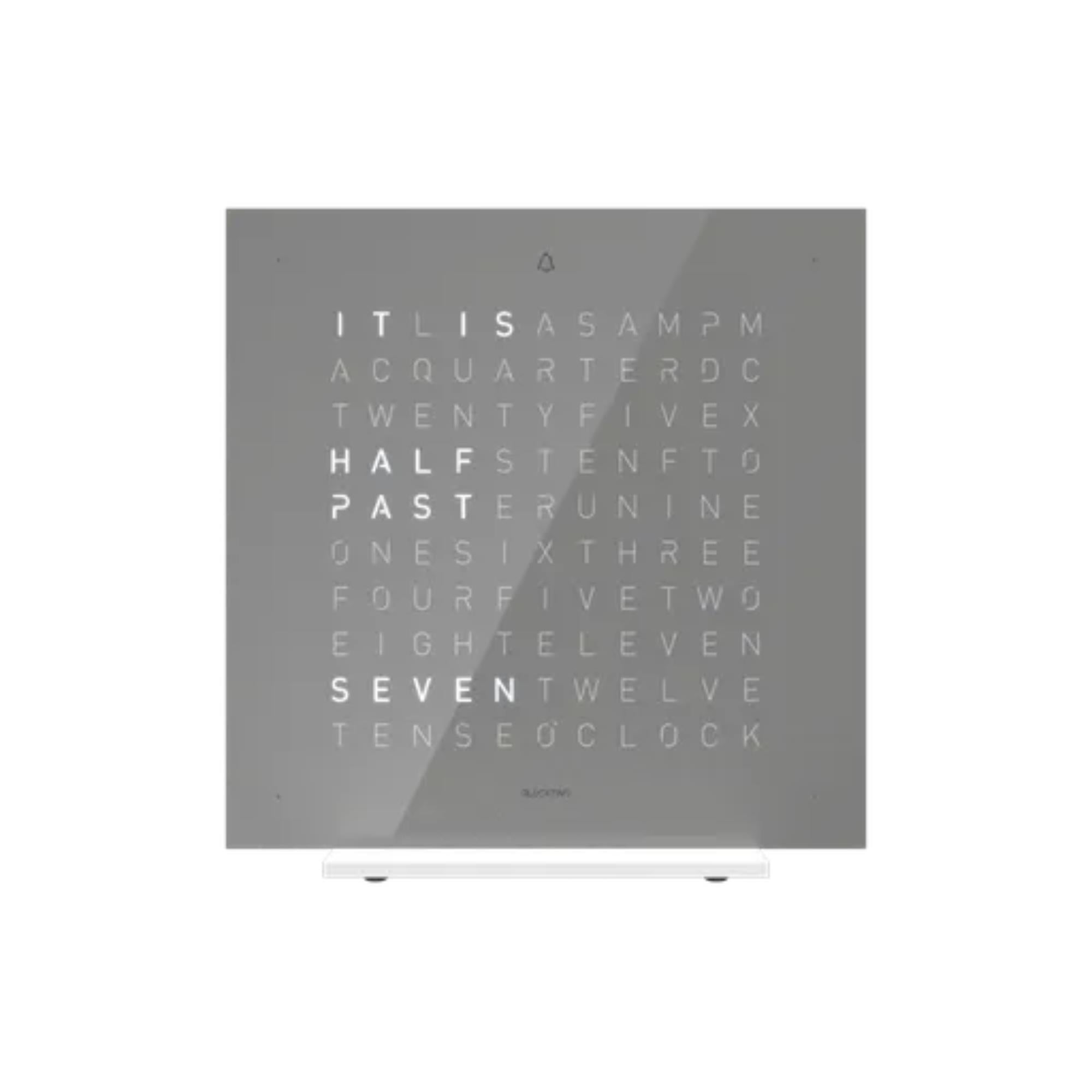 QLOCKTWO Earth 13.5 Pure Edition Early Gret Tea English Table Clock T4PENEG-UK