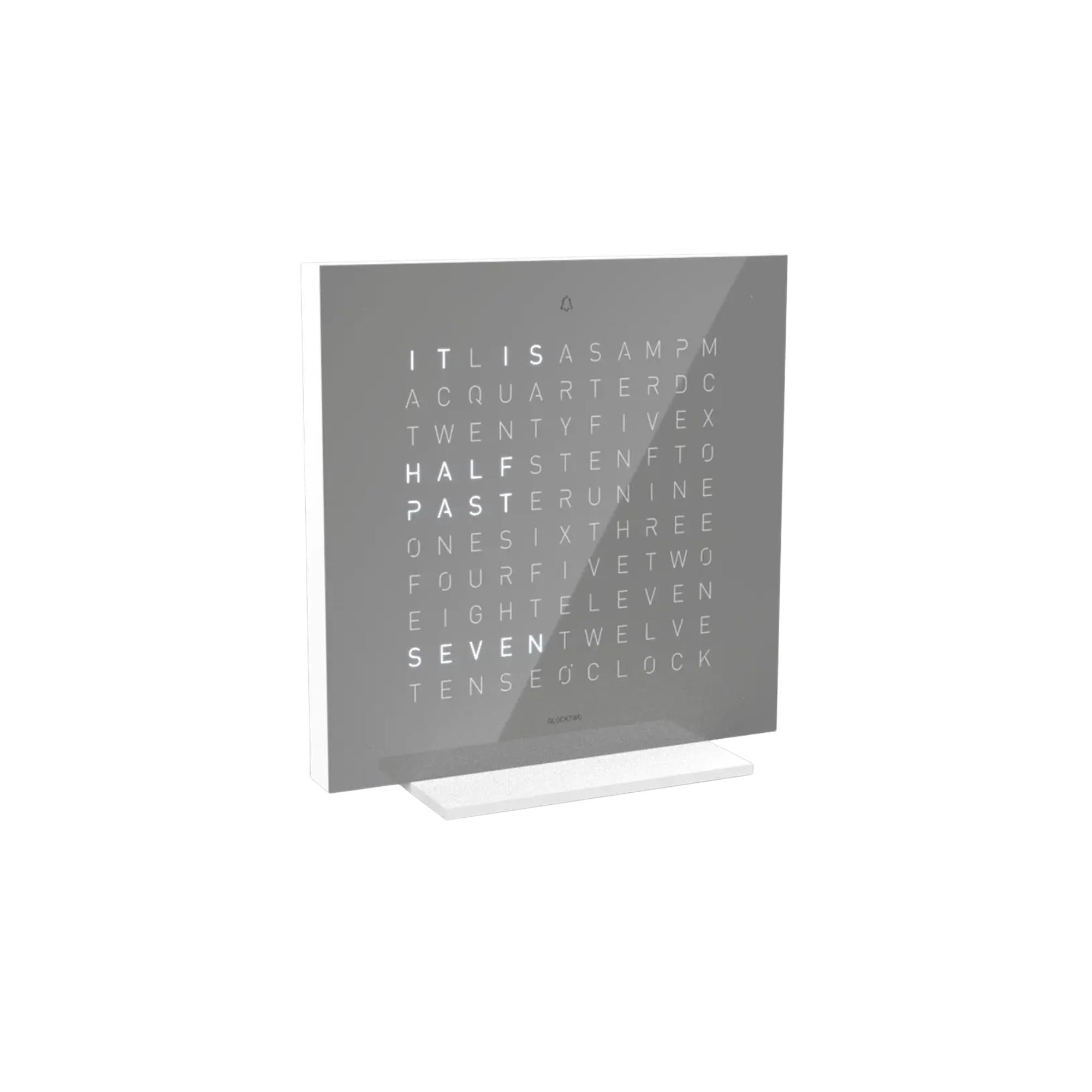 QLOCKTWO Earth 13.5 Pure Edition Early Gret Tea English Table Clock T4PENEG-UK