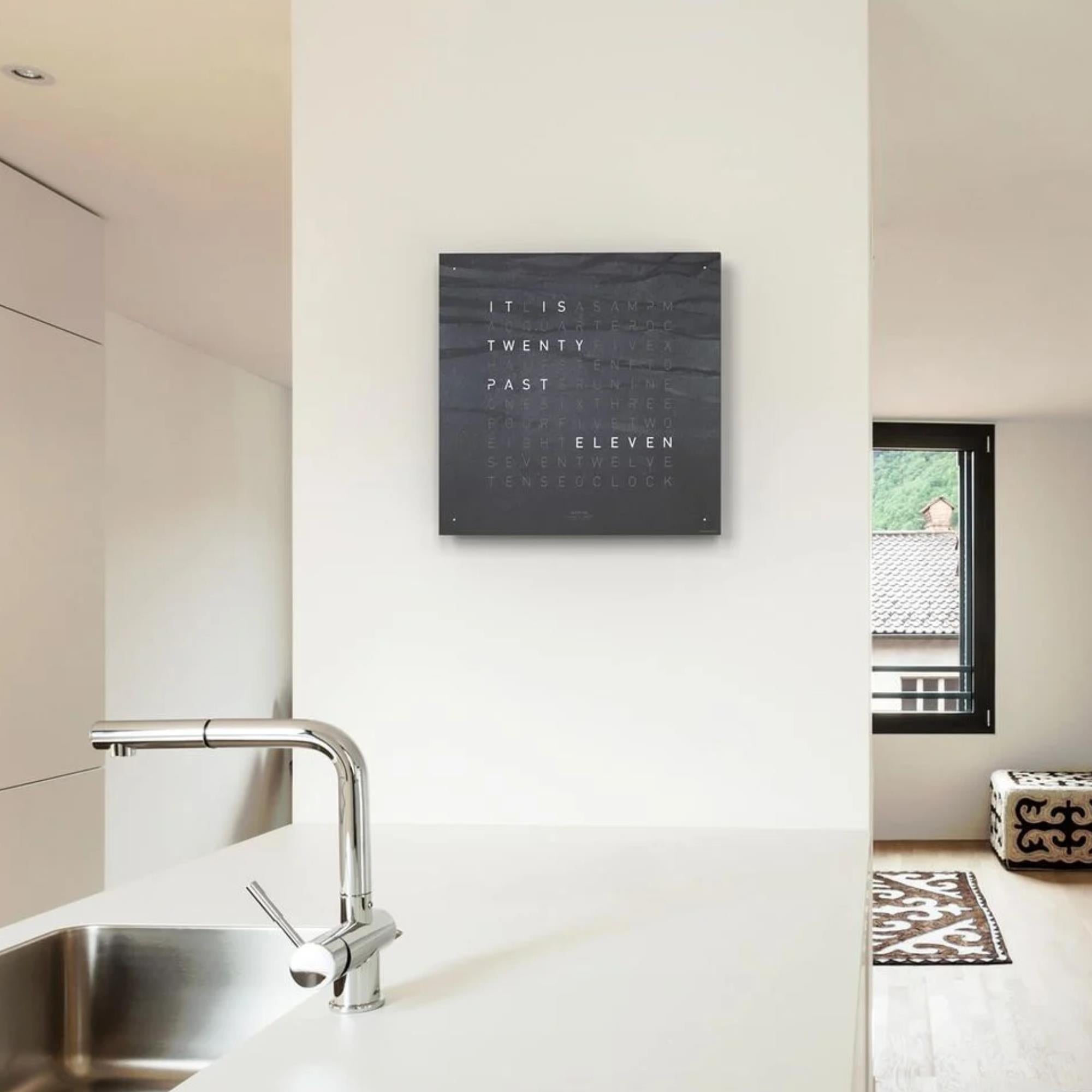 QLOCKTWO Earth 45 Creators Edition Metamorphite English Wall Clock QT4ENMM-UK