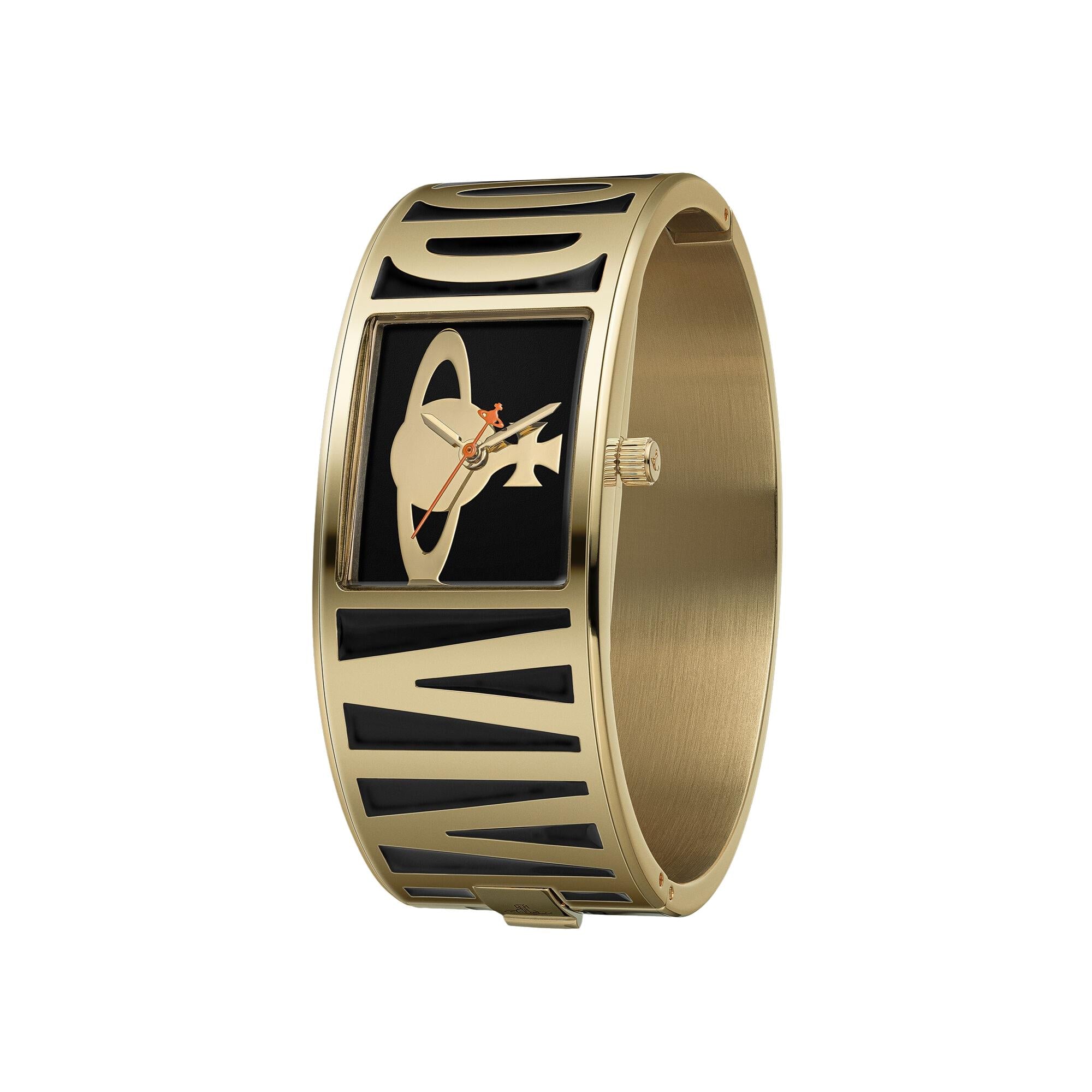 Vivienne Westwood Belvoir 25mm Black Dial Steel Ladies Quartz Watch VV325BKGD