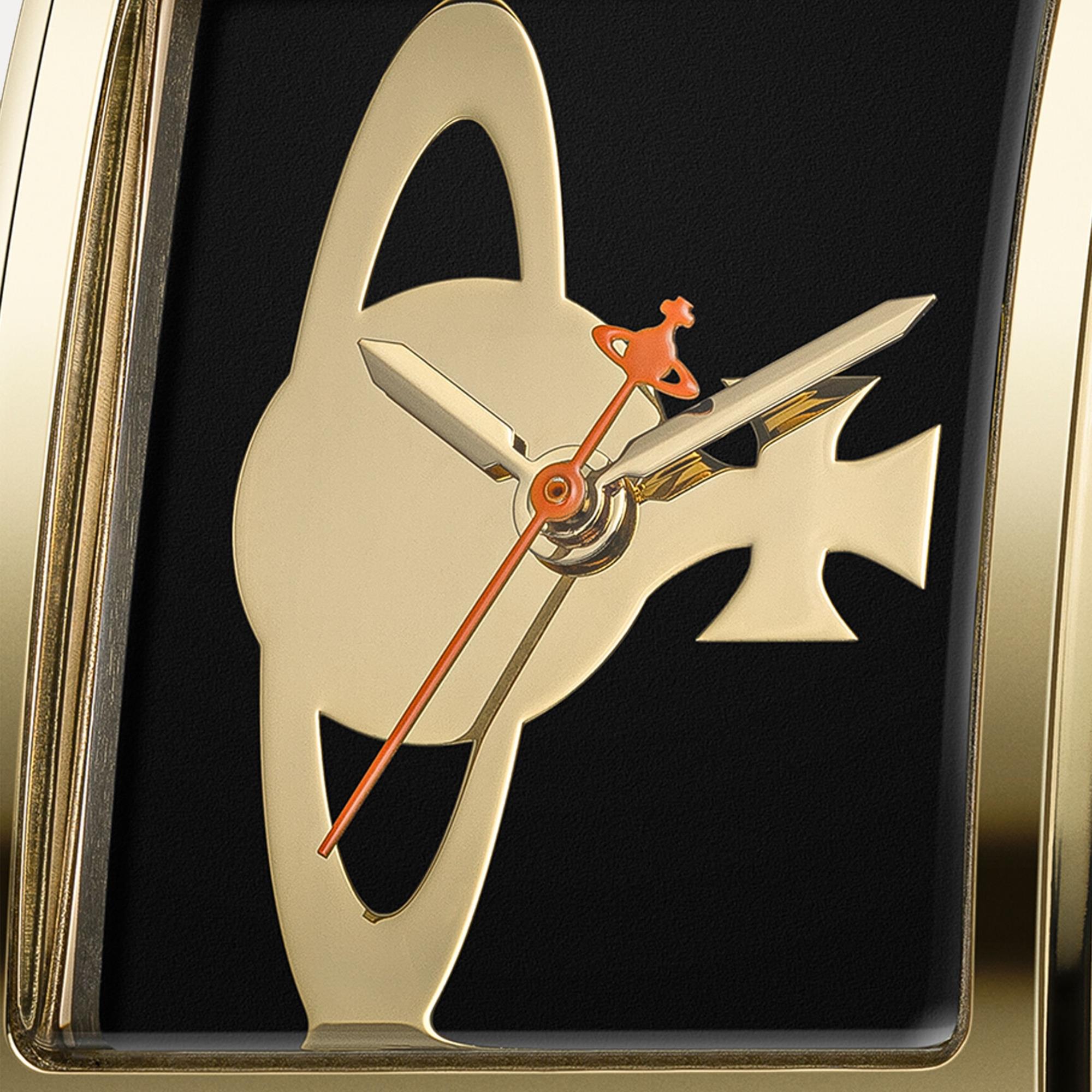 Vivienne Westwood Belvoir 25mm Black Dial Steel Ladies Quartz Watch VV325BKGD