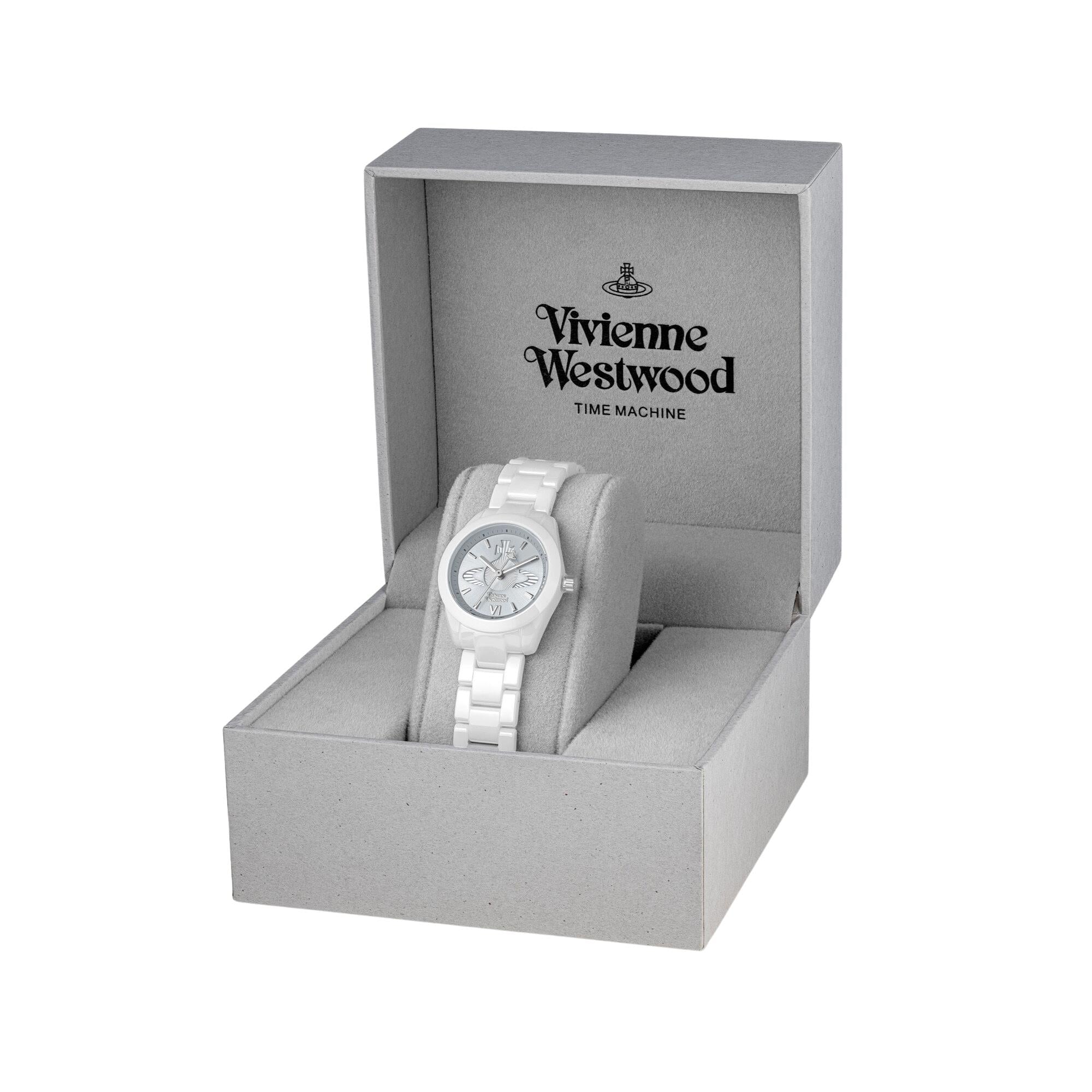 Vivienne Westwood Fenchurch Ceramica 29mm Soft Blue Dial Steel Ladies
