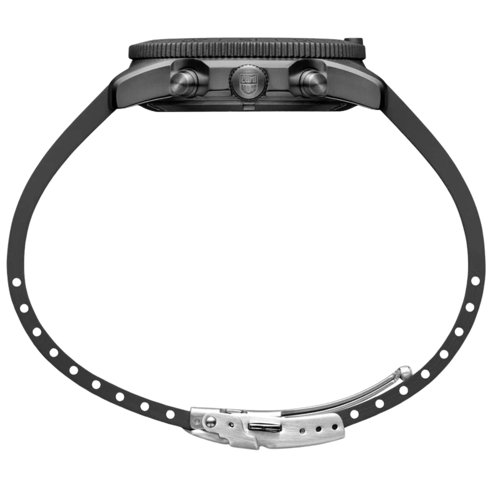 Luminox Pacific Diver 44mm Chronograph Black Dial Rubber Mens Quartz Watch XS.3141.BO.1