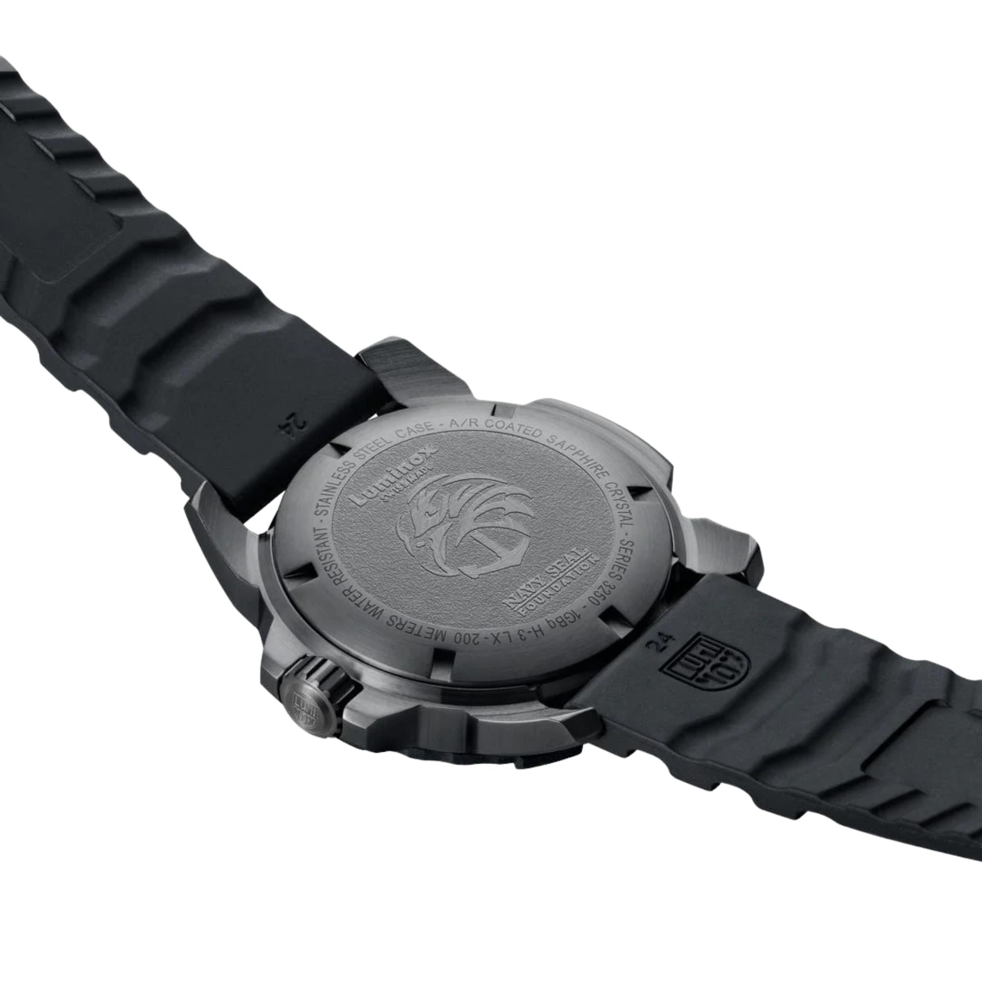 Luminox Navy SEAL Foundation 45mm Sand-Coloured Dial Rubber Mens Quartz Watch XS.3251.CBNSF.SET