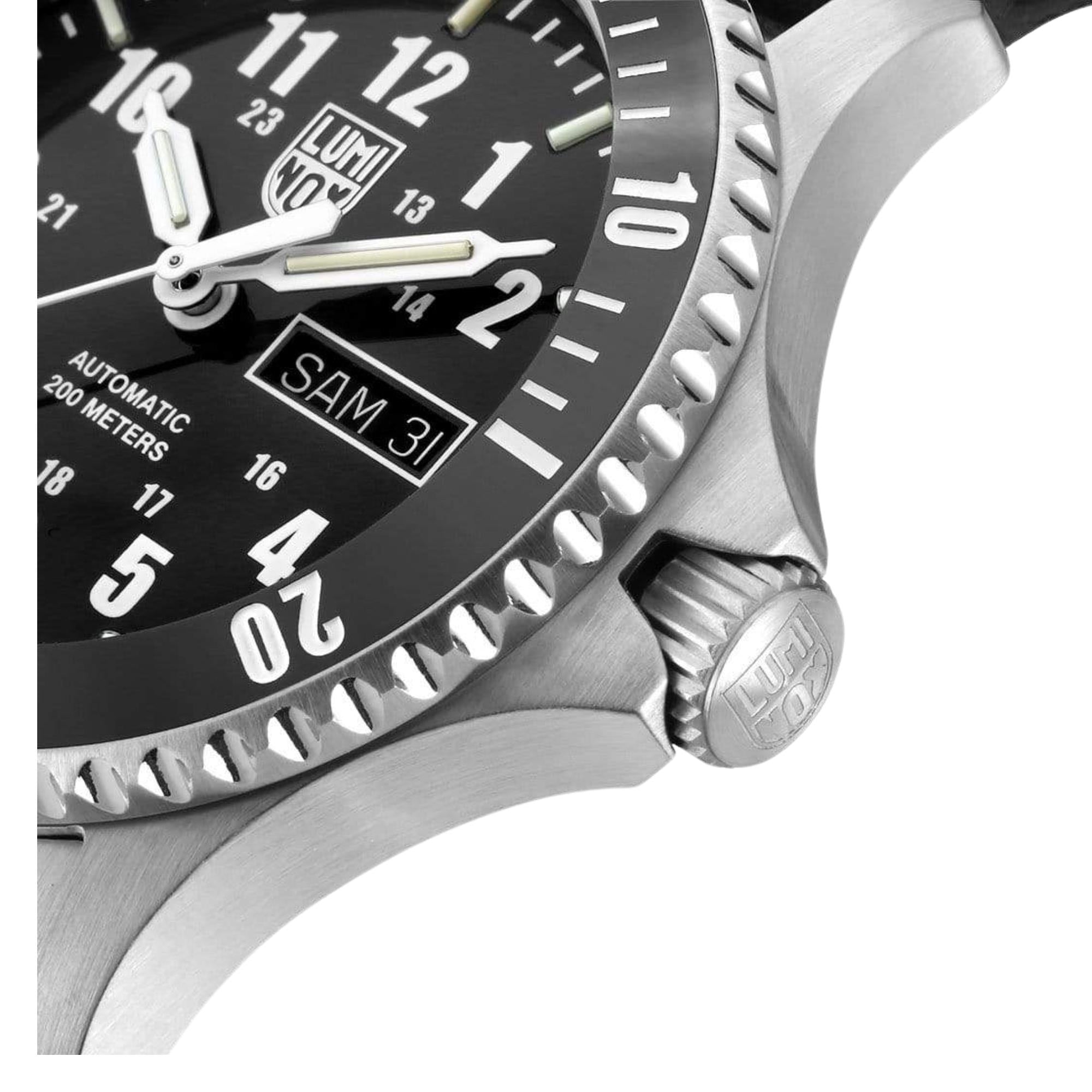 Luminox Automatic Sport Timer 42mm Black Dial Steel Mens Watch XS.0921.M