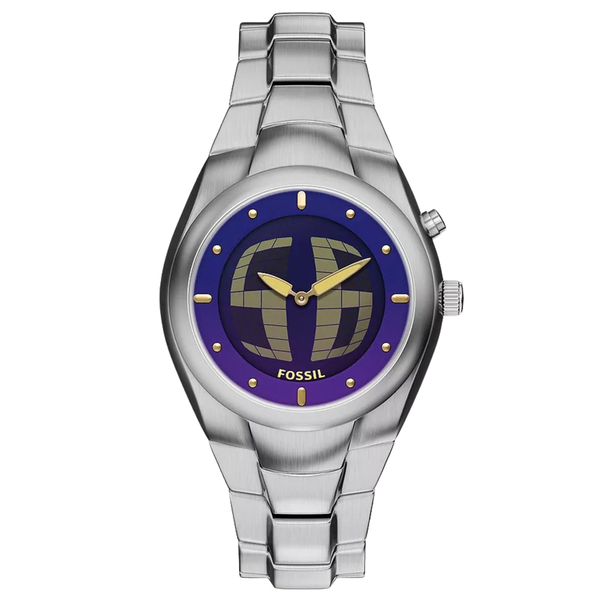 Fossil Y2K Big Tic 40mm Limited Edition Digital Steel Quartz Watch LE1228