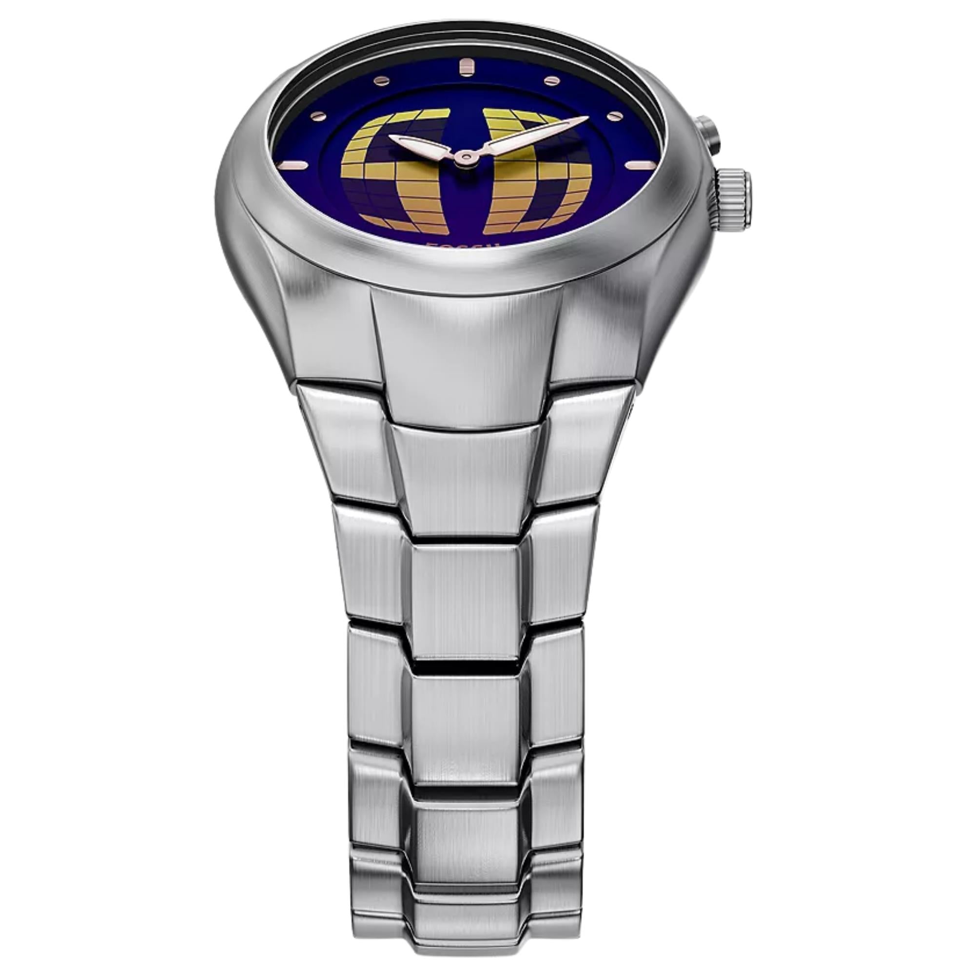 Fossil Y2K Big Tic 40mm Limited Edition Digital Steel Quartz Watch LE1228